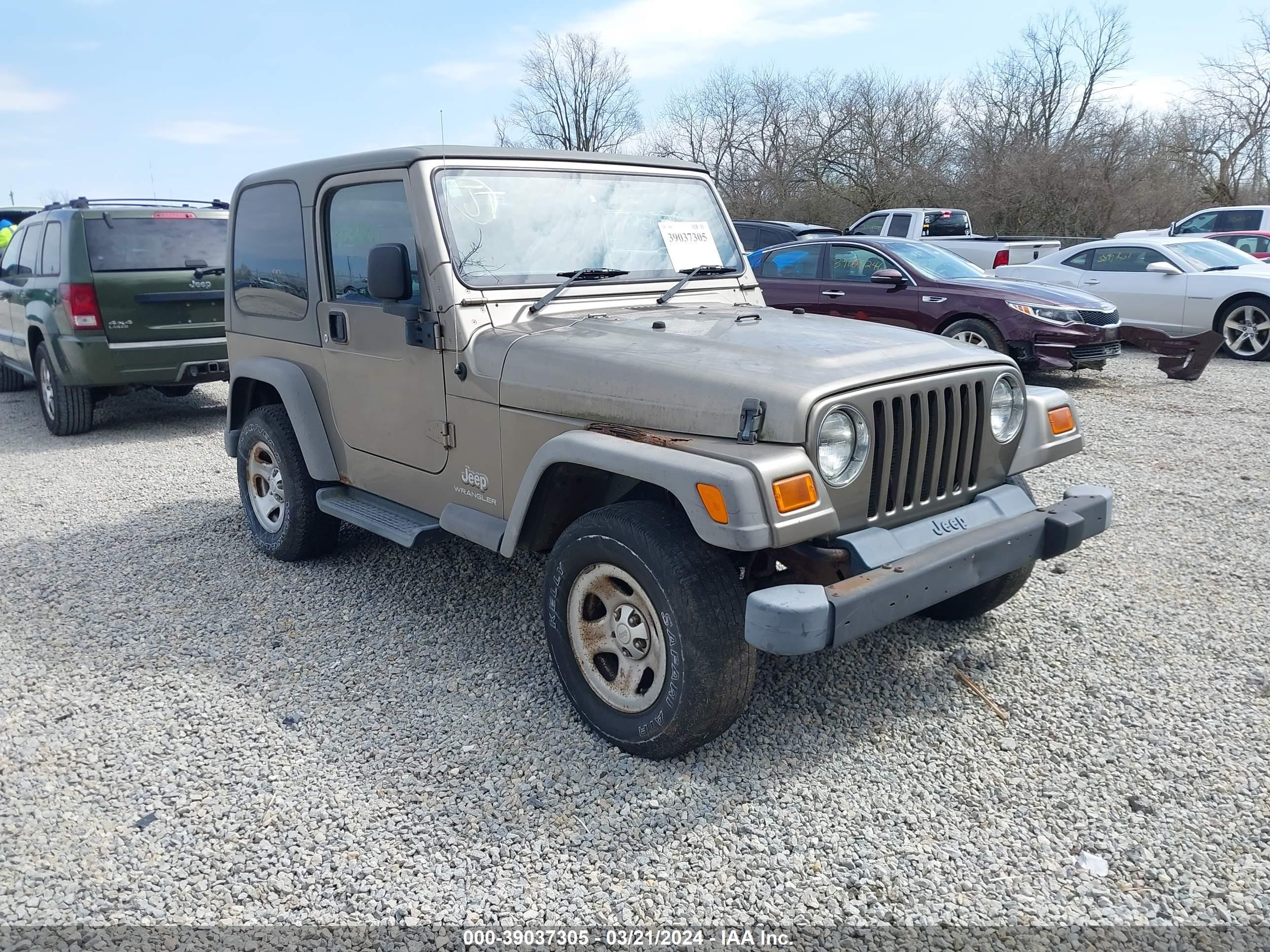 JEEP WRANGLER 2005 1j4f449s35p375738