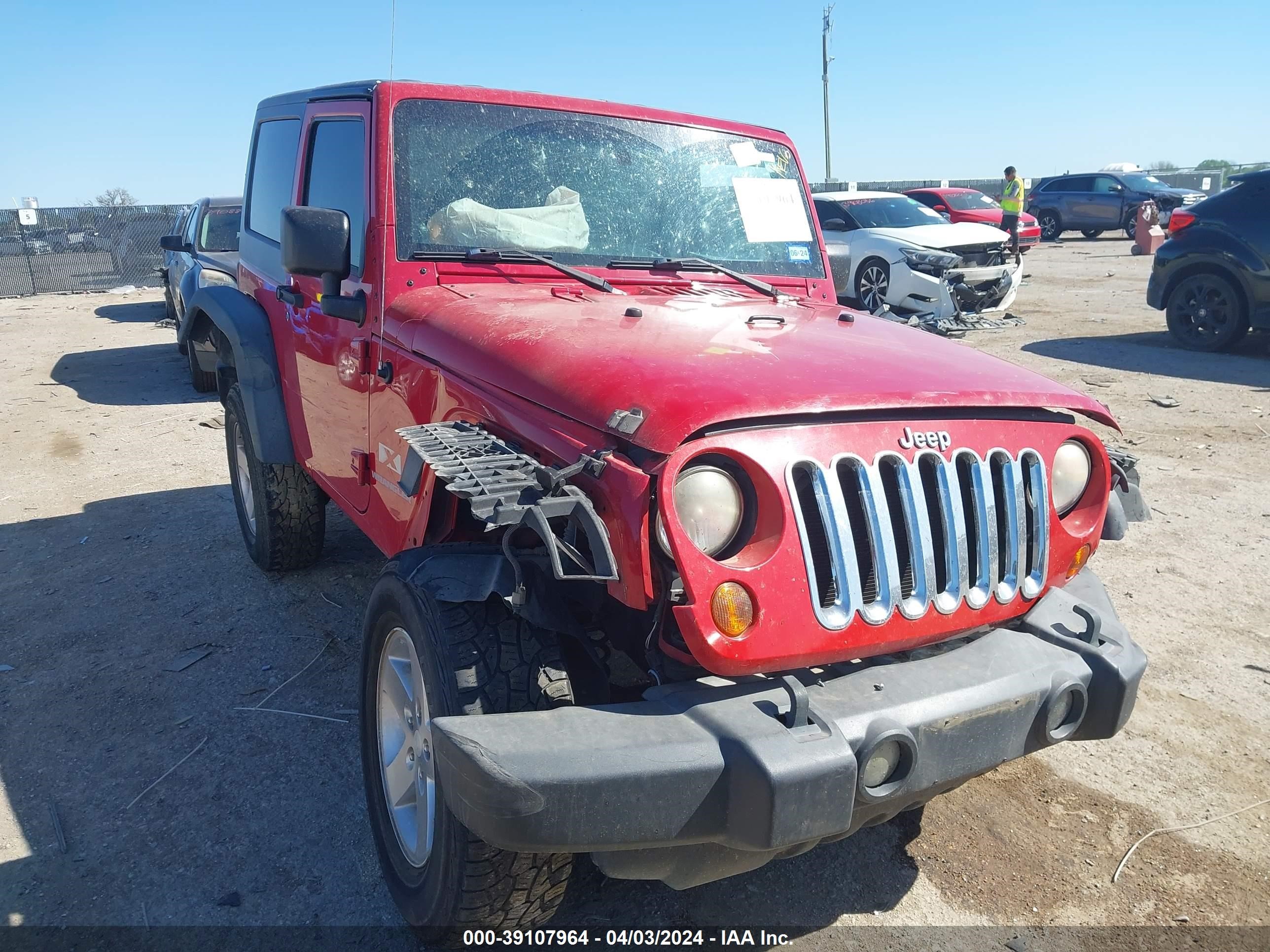 JEEP WRANGLER 2008 1j4fa24128l636090