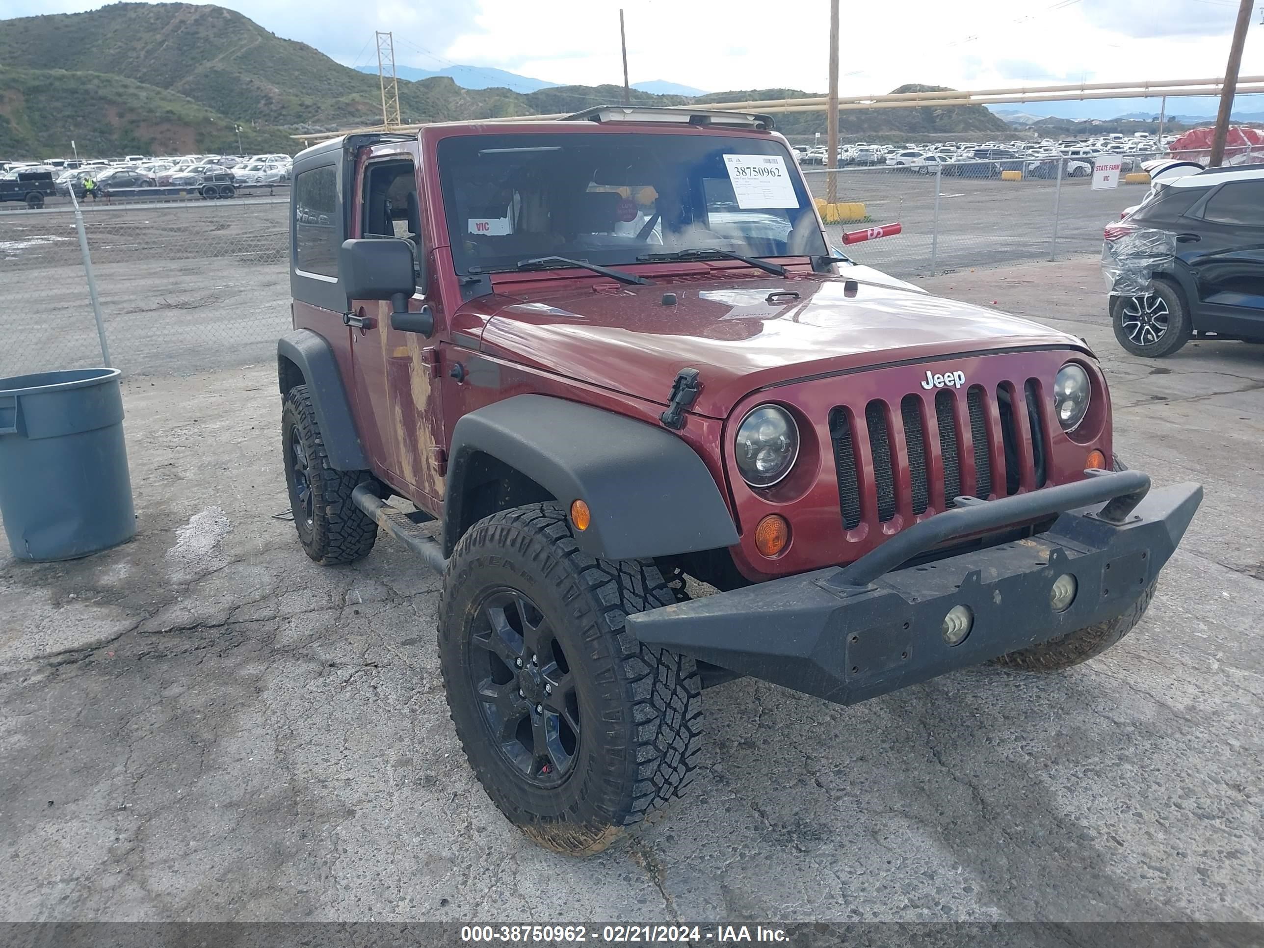 JEEP WRANGLER 2009 1j4fa24139l754568