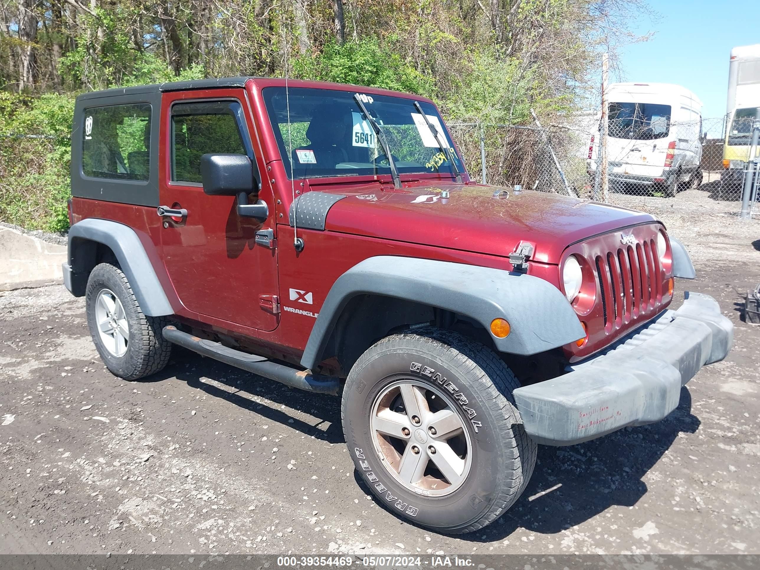 JEEP WRANGLER 2008 1j4fa24148l514802