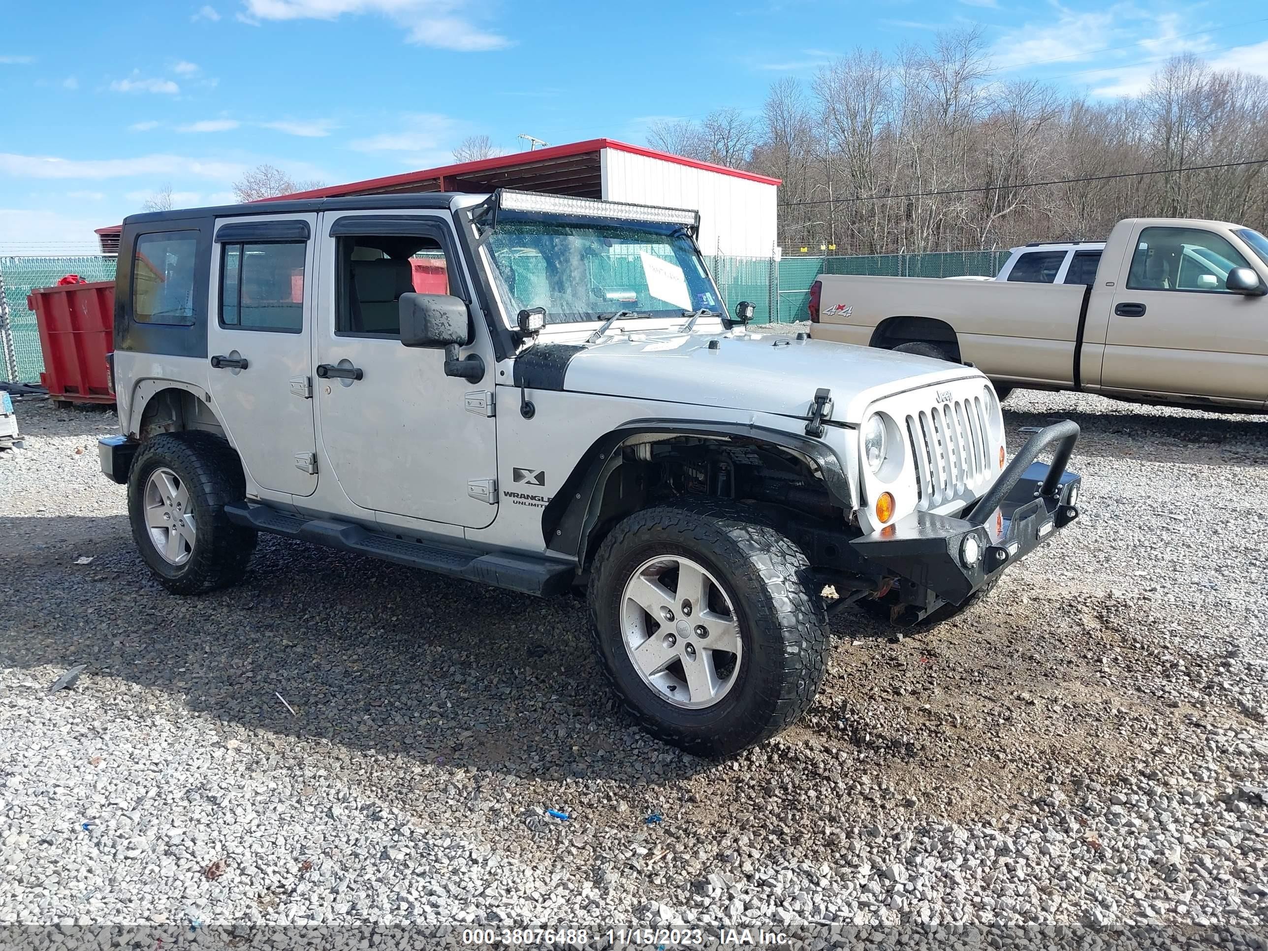 JEEP WRANGLER 2008 1j4fa24158l590559