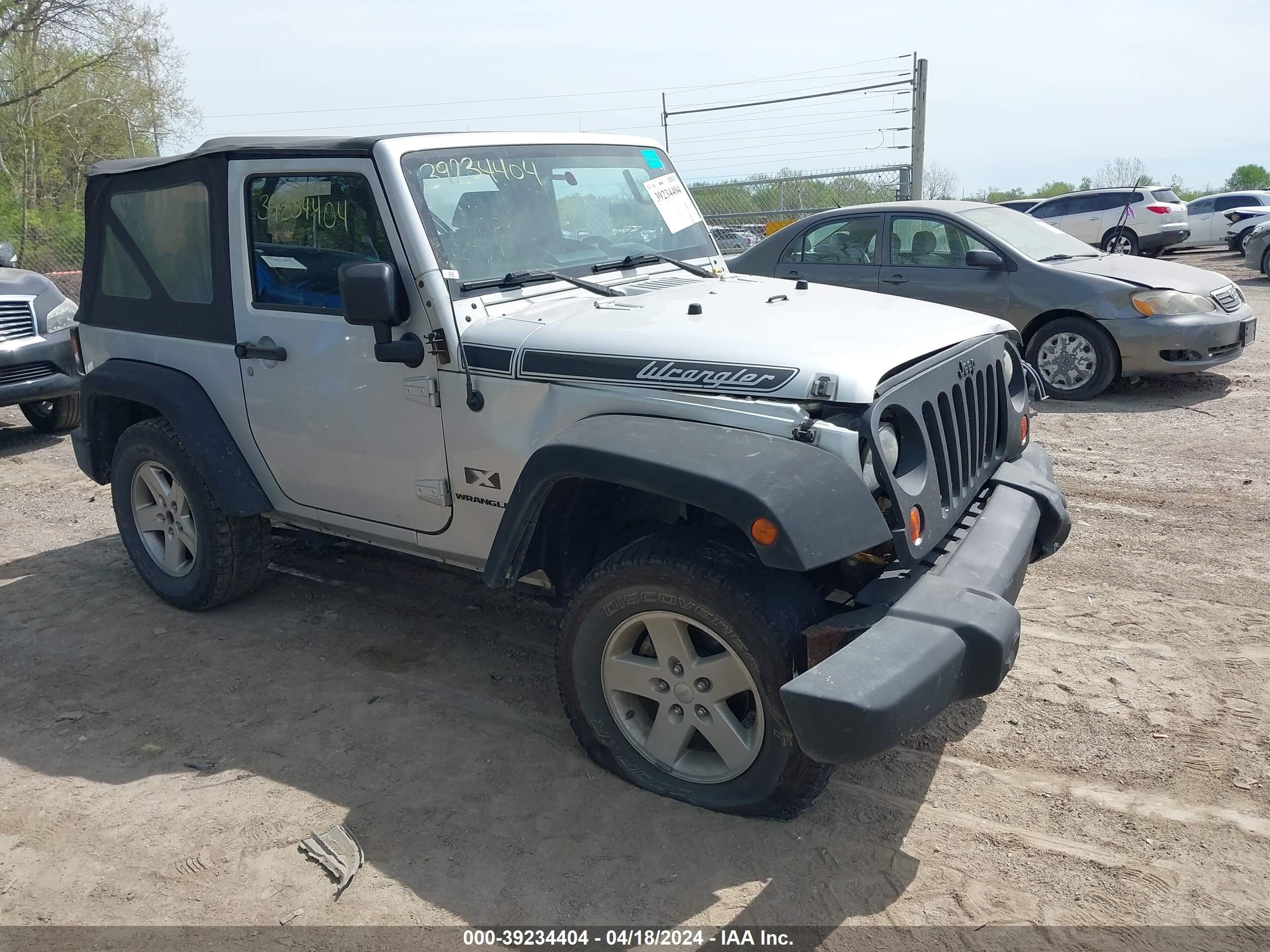 JEEP WRANGLER 2009 1j4fa24159l788138