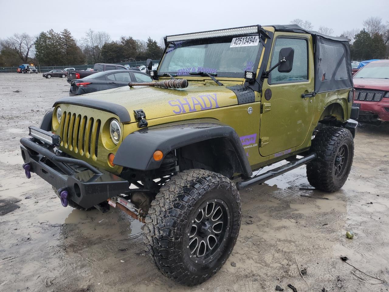 JEEP WRANGLER 2008 1j4fa24168l526174