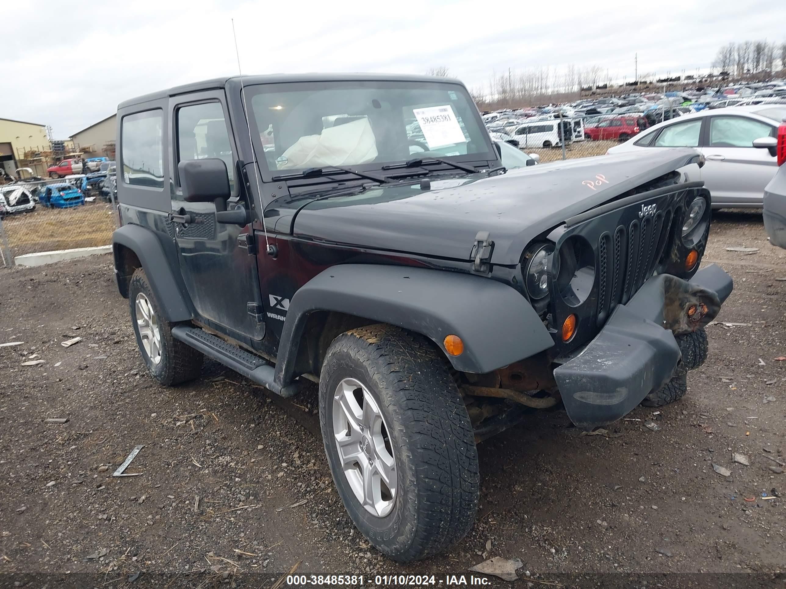 JEEP WRANGLER 2008 1j4fa24168l550300