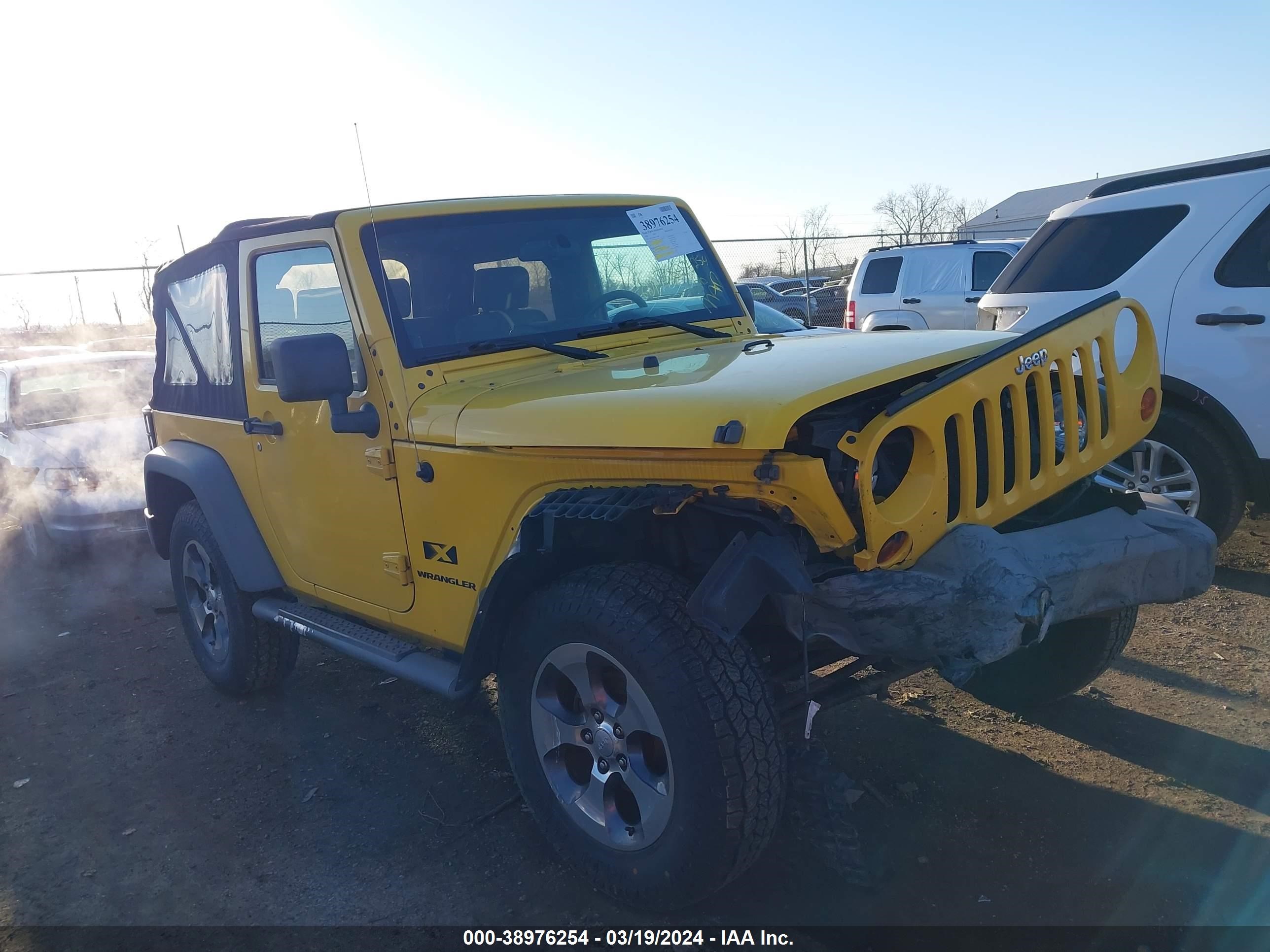 JEEP WRANGLER 2008 1j4fa24168l570708