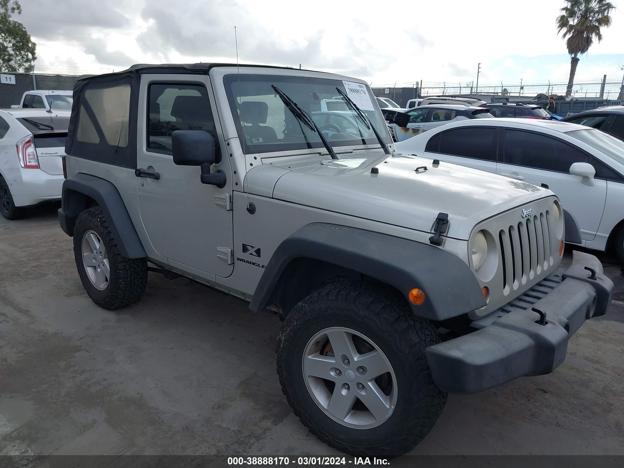 JEEP WRANGLER 2007 1j4fa24177l129104