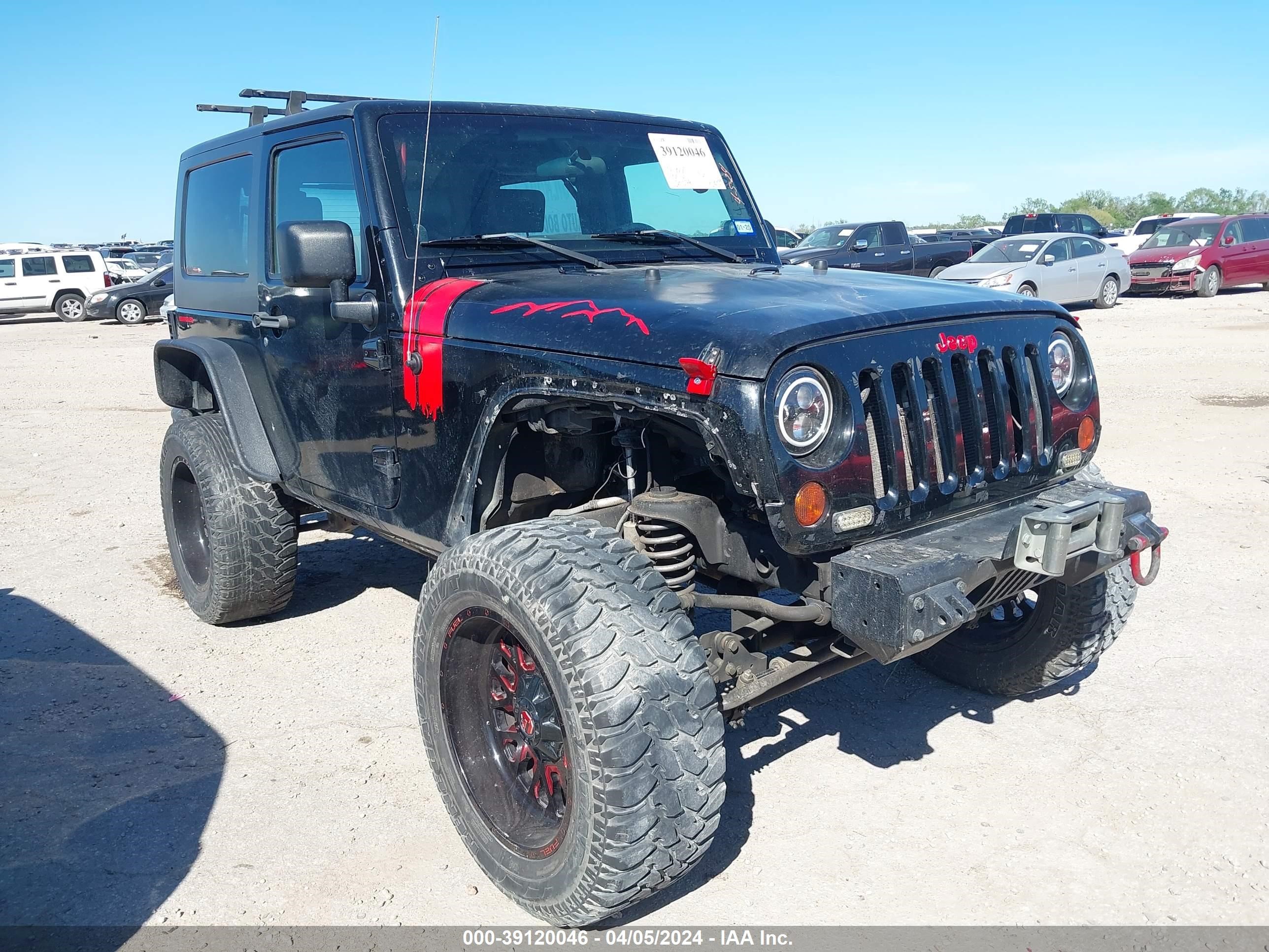 JEEP WRANGLER 2009 1j4fa24189l733036