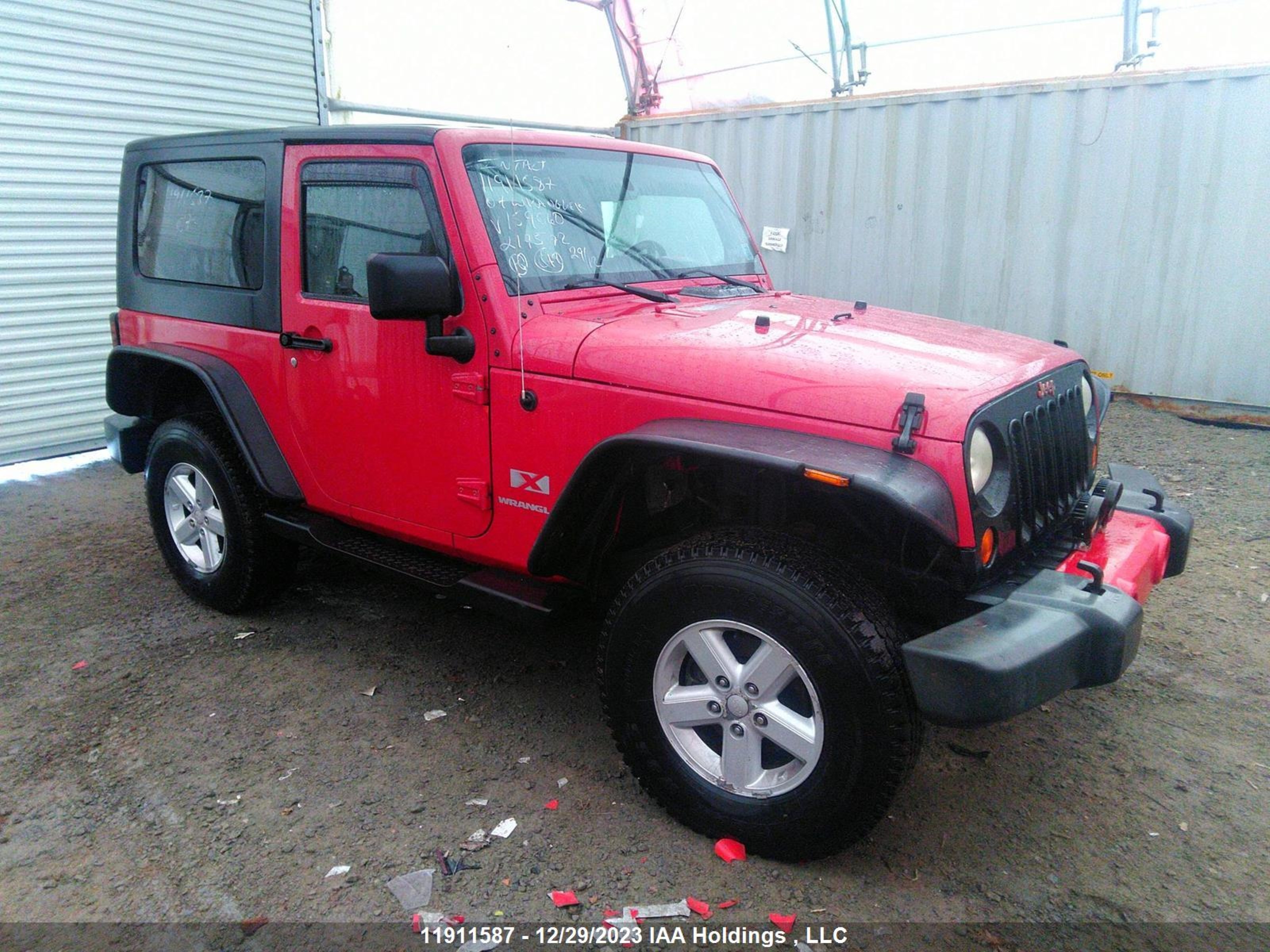 JEEP WRANGLER 2007 1j4fa24197l159060