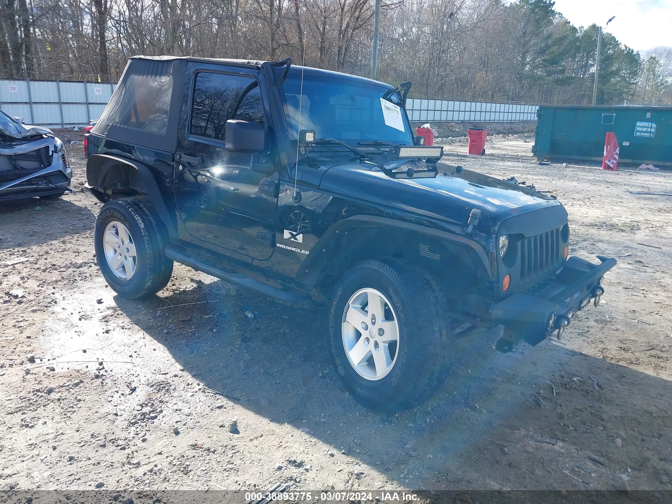 JEEP WRANGLER 2008 1j4fa241x8l524945