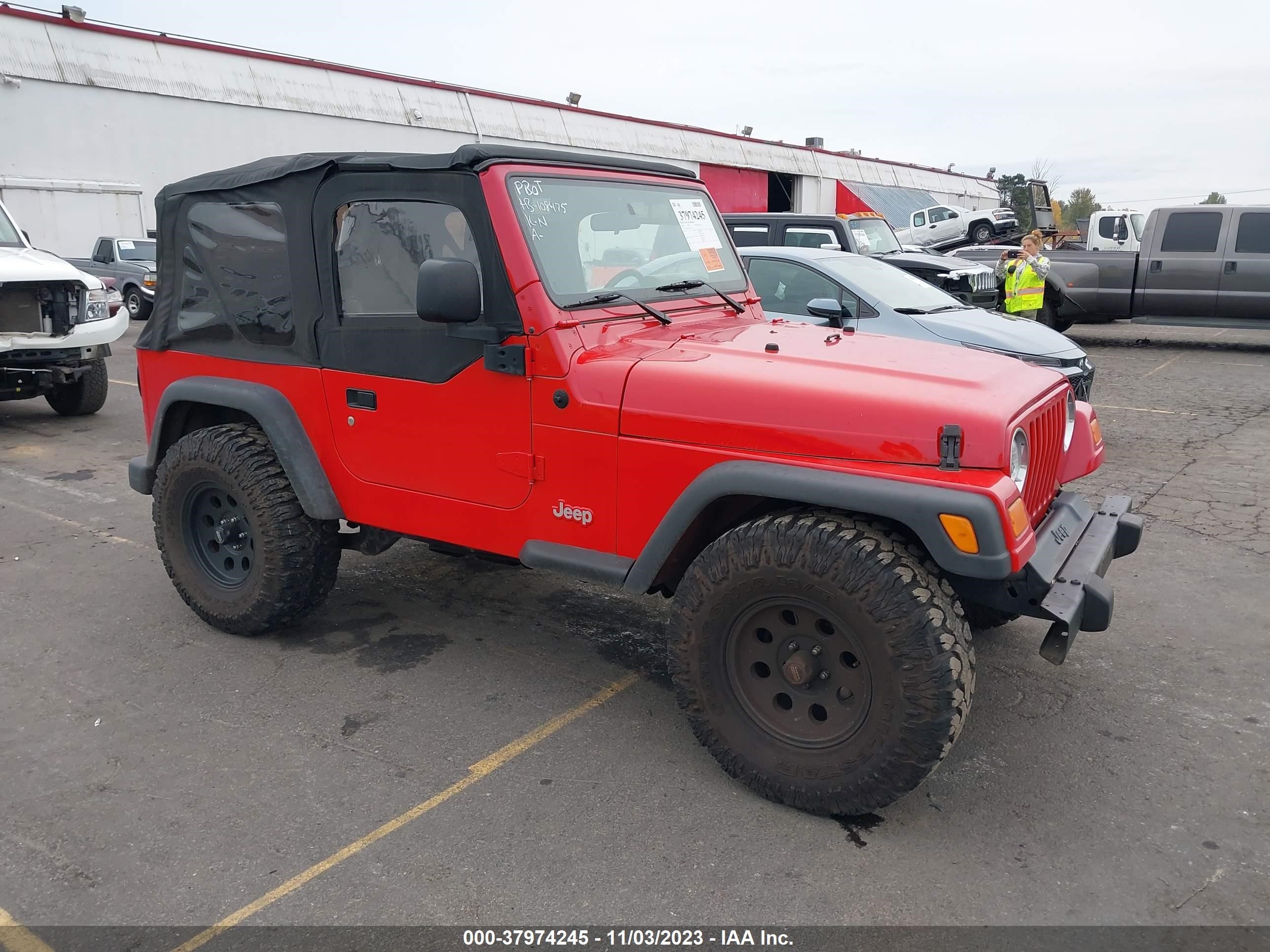 JEEP WRANGLER 2004 1j4fa29194p792168