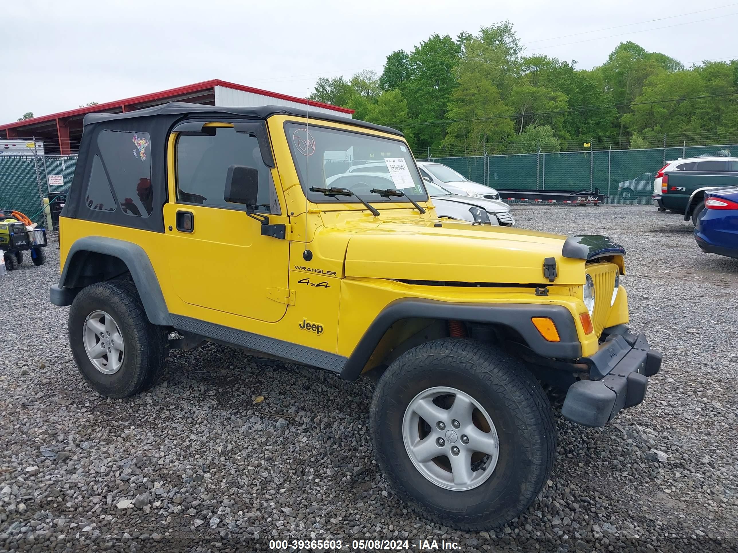 JEEP WRANGLER 2002 1j4fa29p02p746312