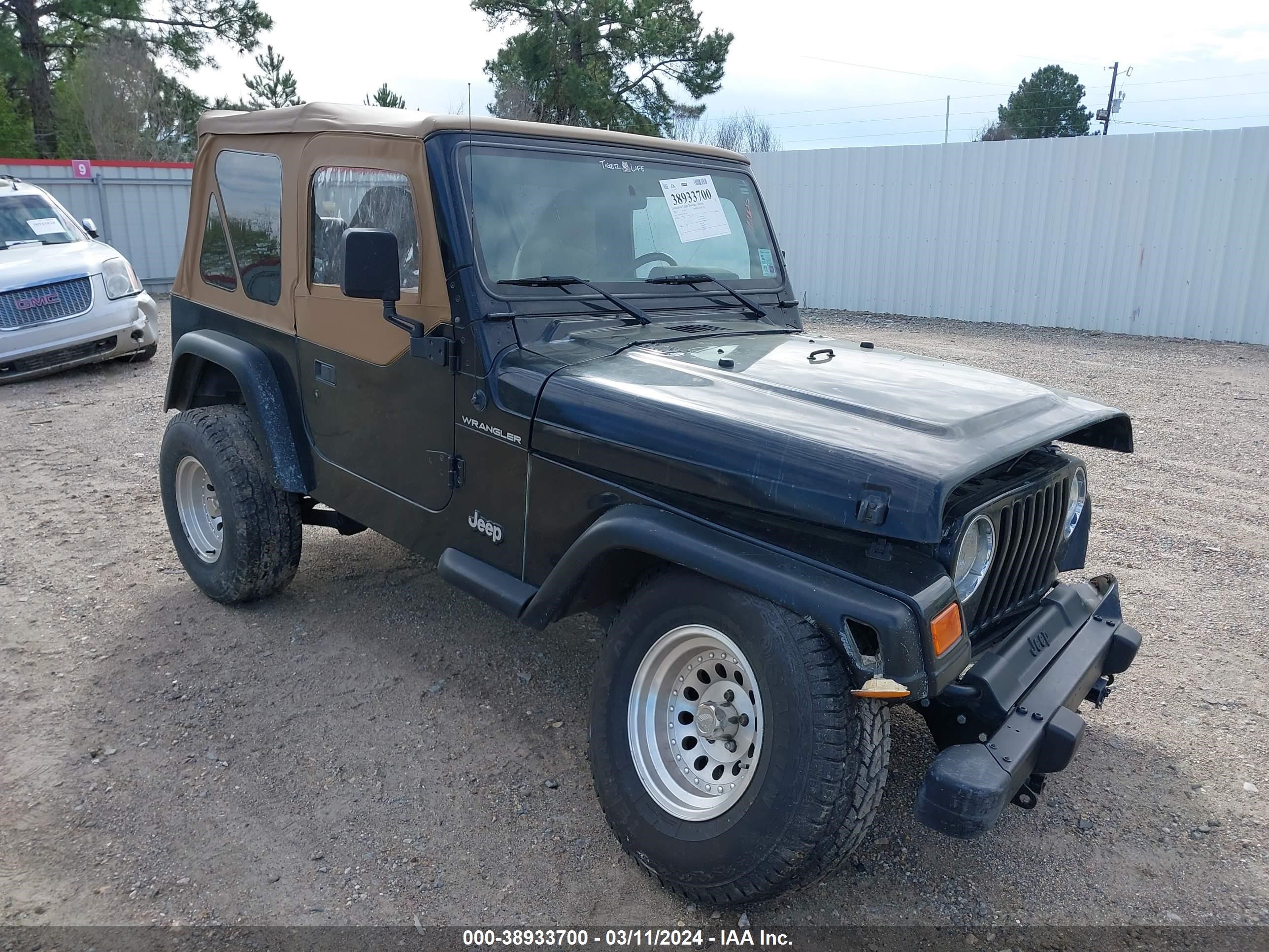 JEEP WRANGLER 2001 1j4fa29p11p314651