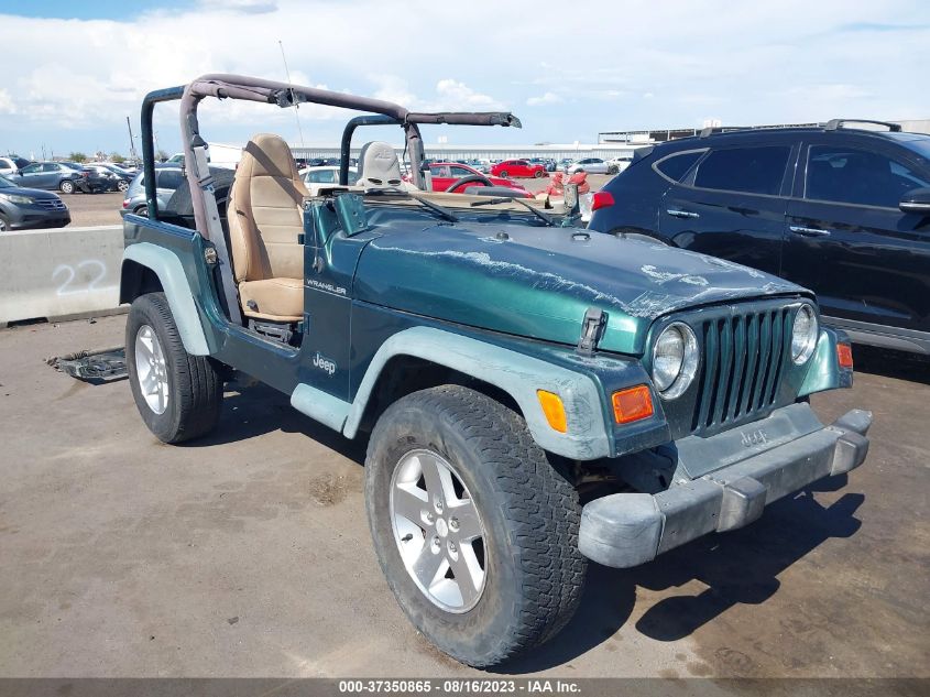 JEEP WRANGLER 2000 1j4fa29p3yp700286