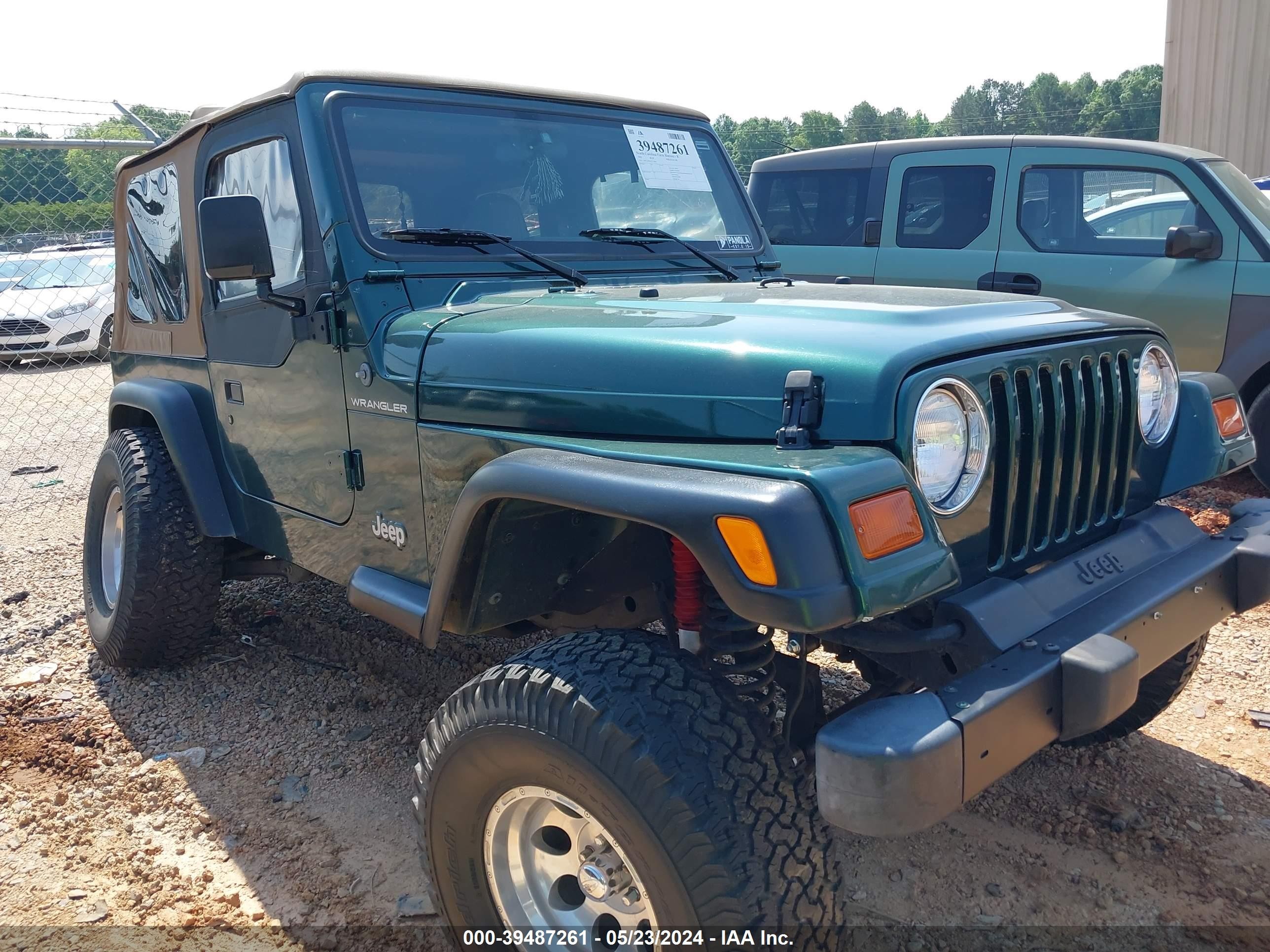 JEEP WRANGLER 2001 1j4fa29p41p317866