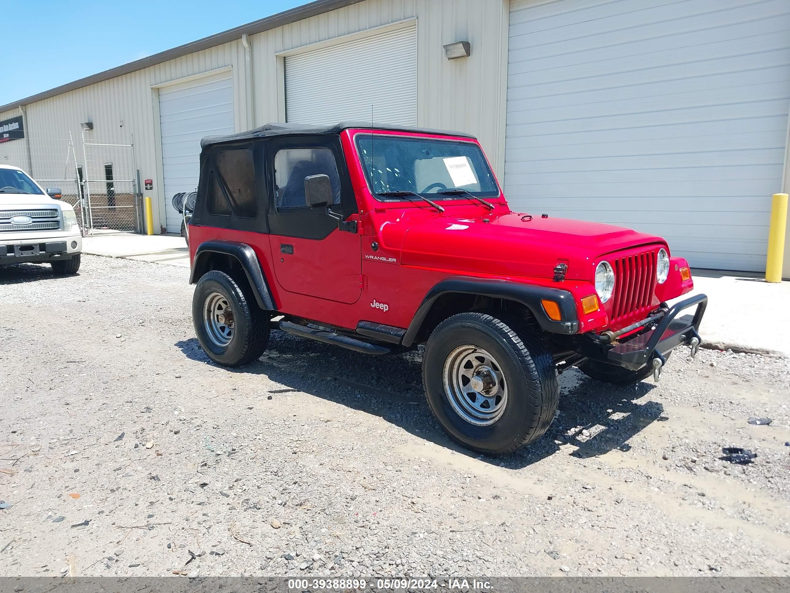 JEEP WRANGLER 2001 1j4fa29p41p325675