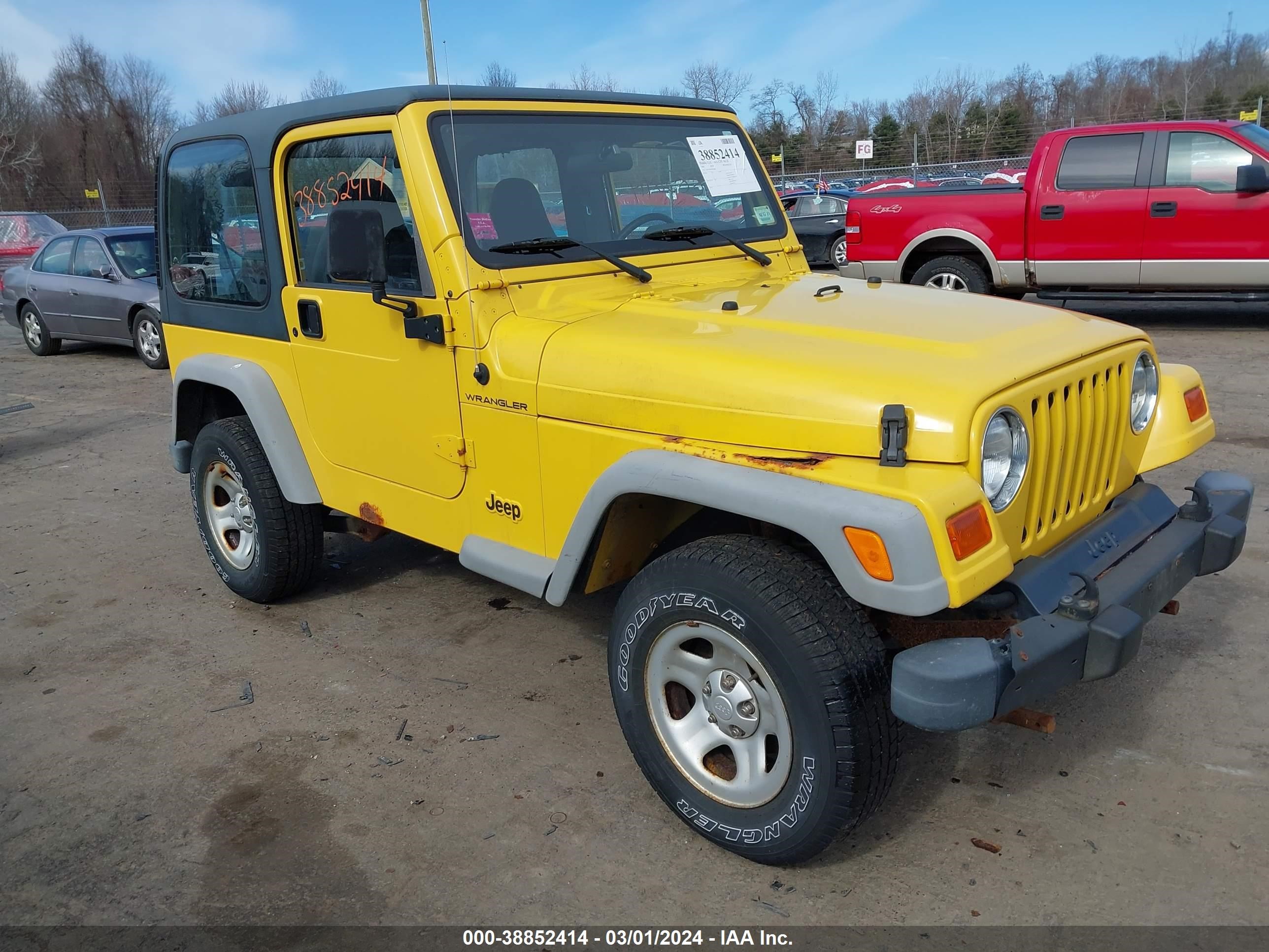 JEEP WRANGLER 2002 1j4fa29p42p730808