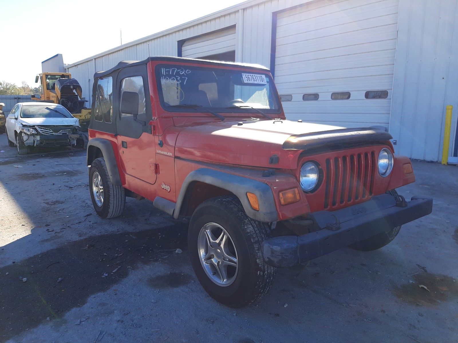 JEEP WRANGLER / 2000 1j4fa29p5yp801068