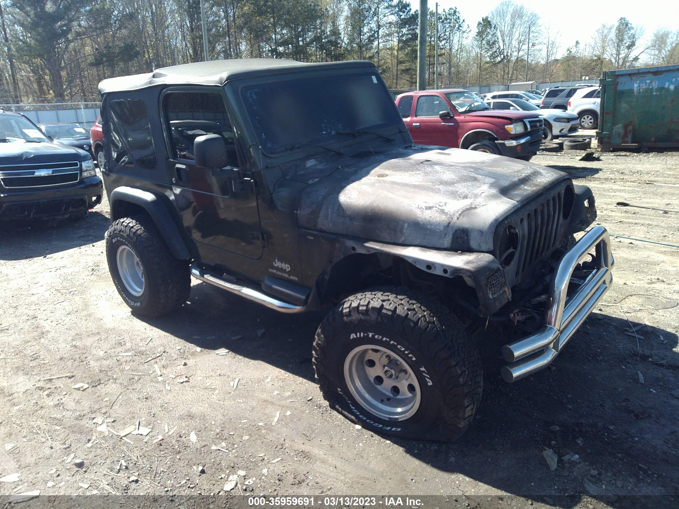 JEEP WRANGLER 2006 1j4fa29s16p786585