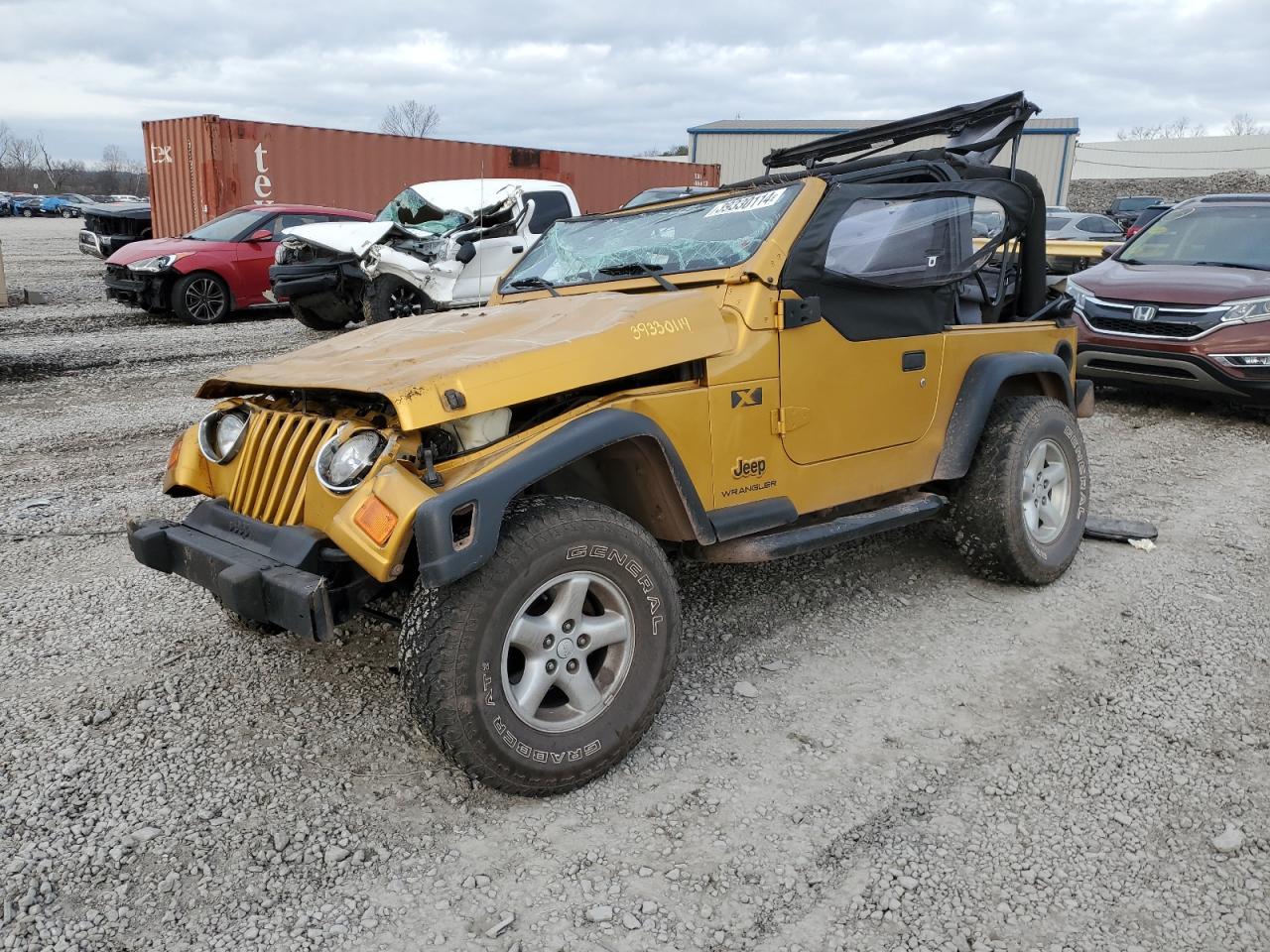 JEEP WRANGLER 2003 1j4fa39s03p321264