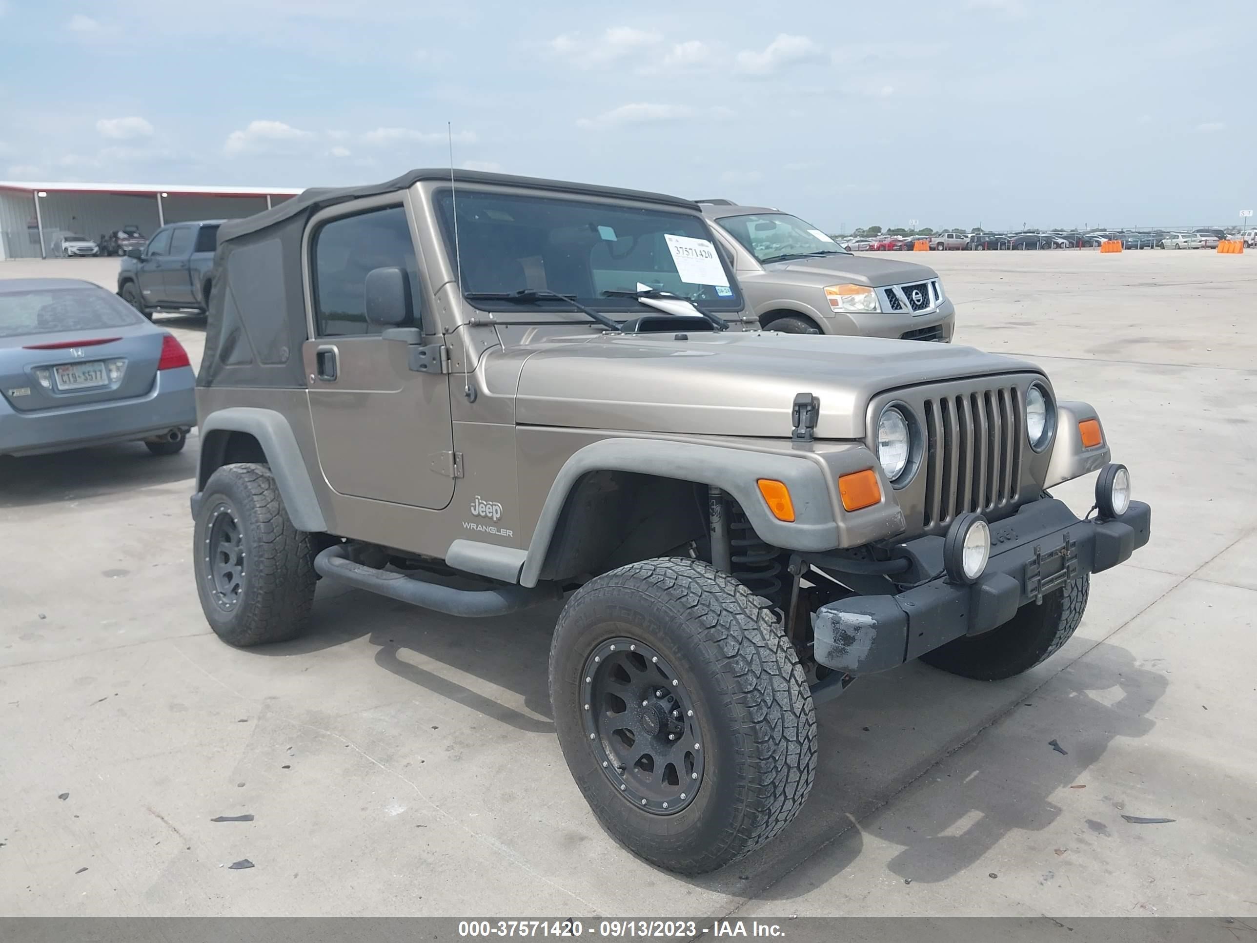 JEEP WRANGLER 2003 1j4fa39s03p347959