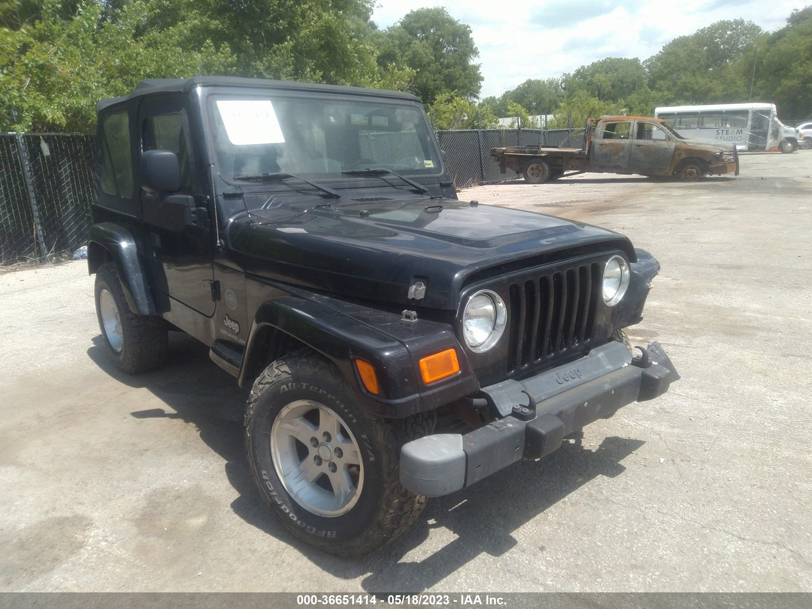 JEEP WRANGLER 2005 1j4fa39s05p369544