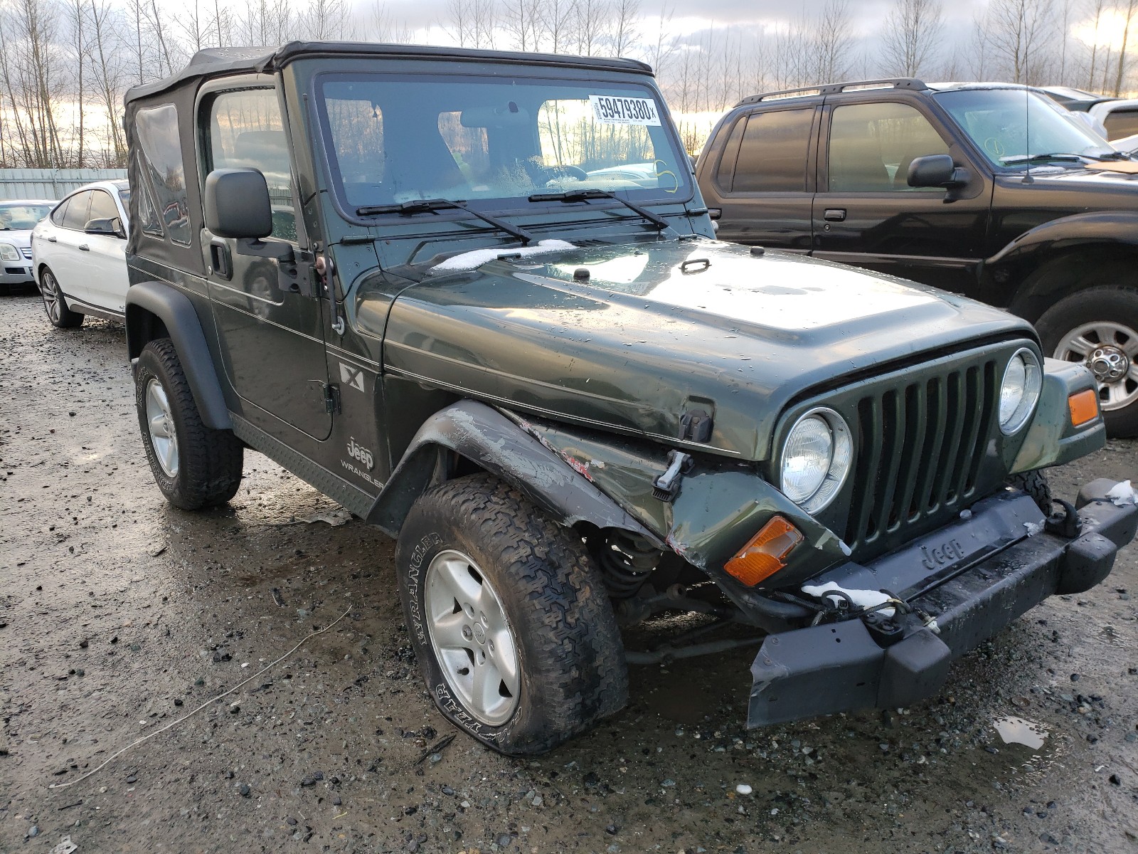 JEEP WRANGLER X 2005 1j4fa39s15p319171