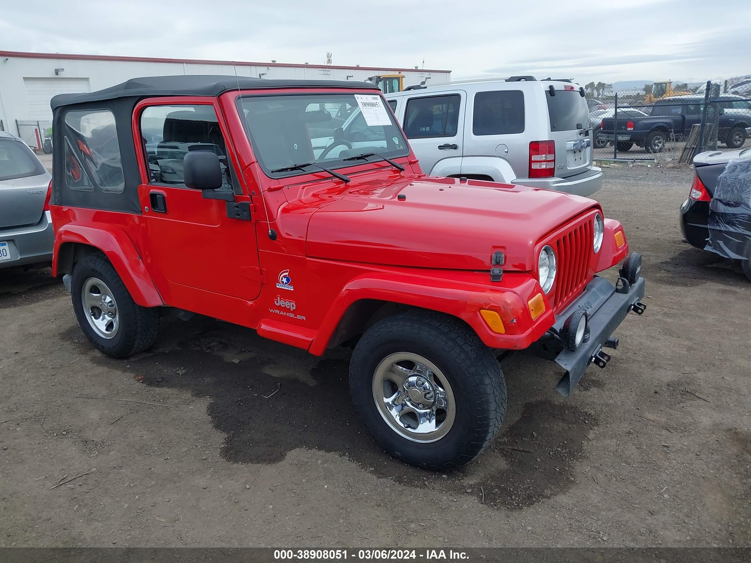 JEEP WRANGLER 2003 1j4fa39s23p359062