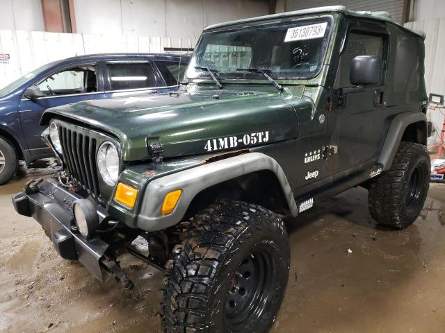 JEEP WRANGLER 2005 1j4fa39s25p310169