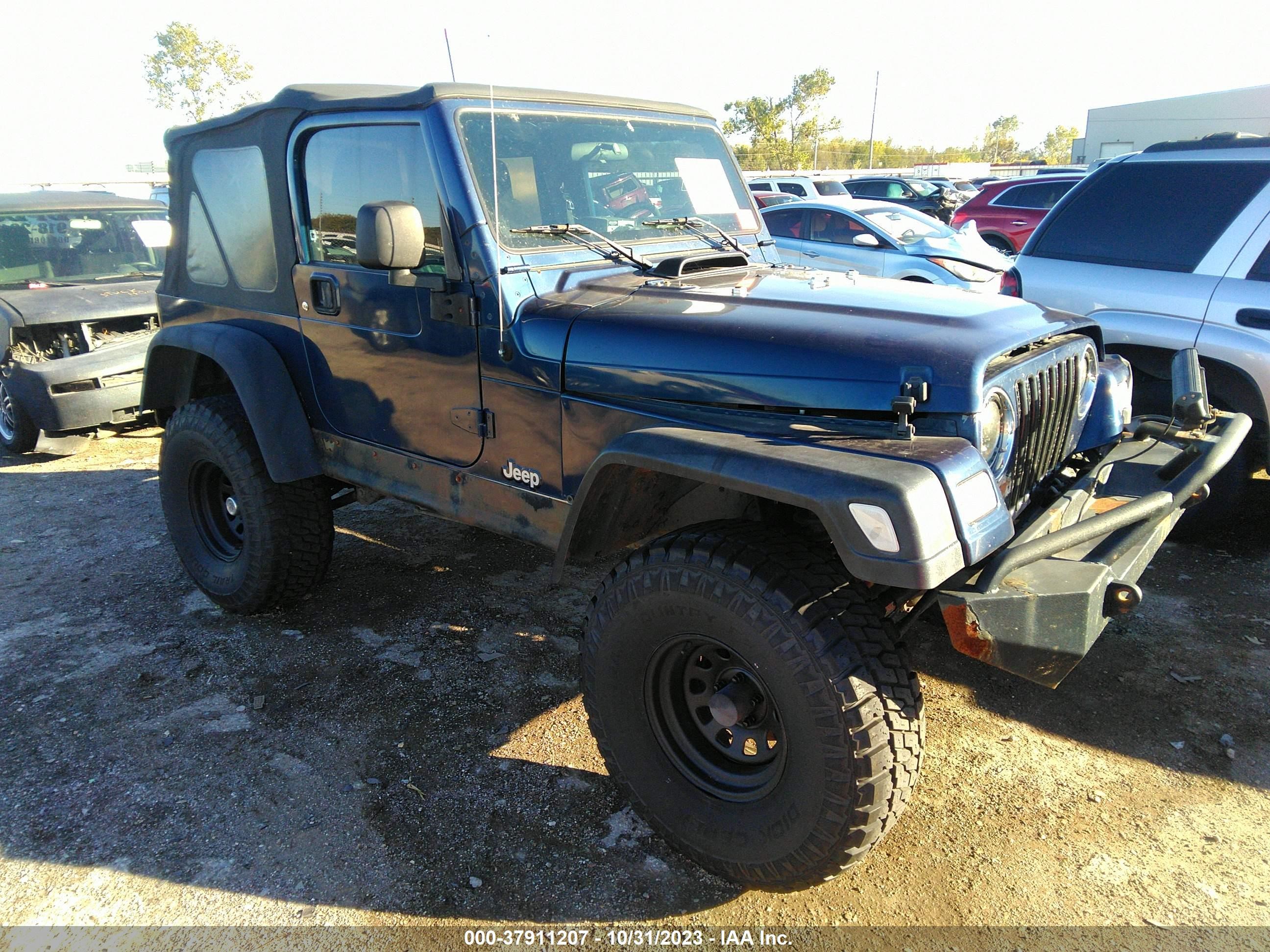 JEEP WRANGLER 2004 1j4fa39s34p714967