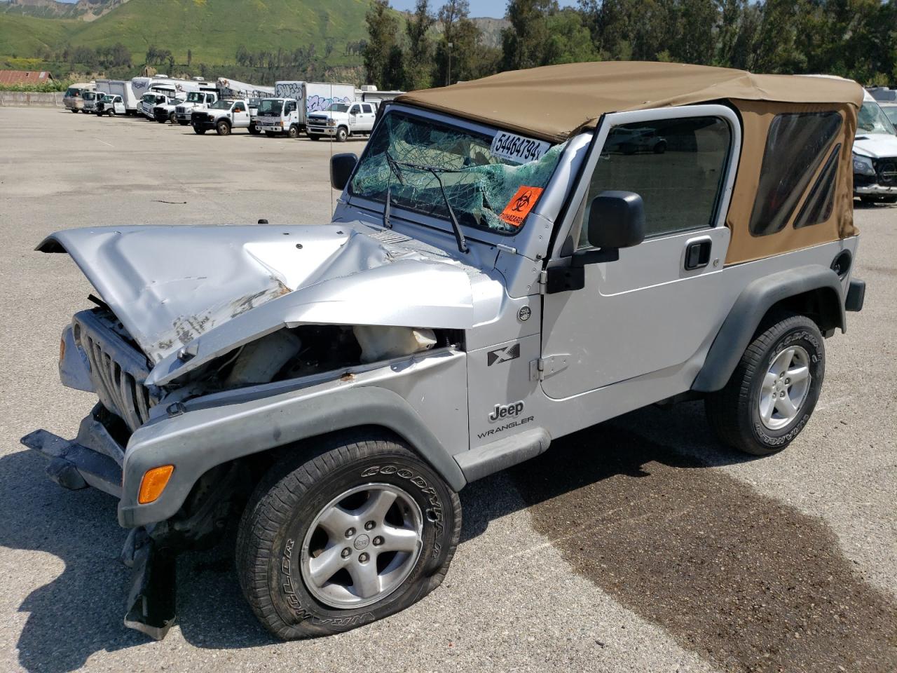 JEEP WRANGLER 2006 1j4fa39s36p780132