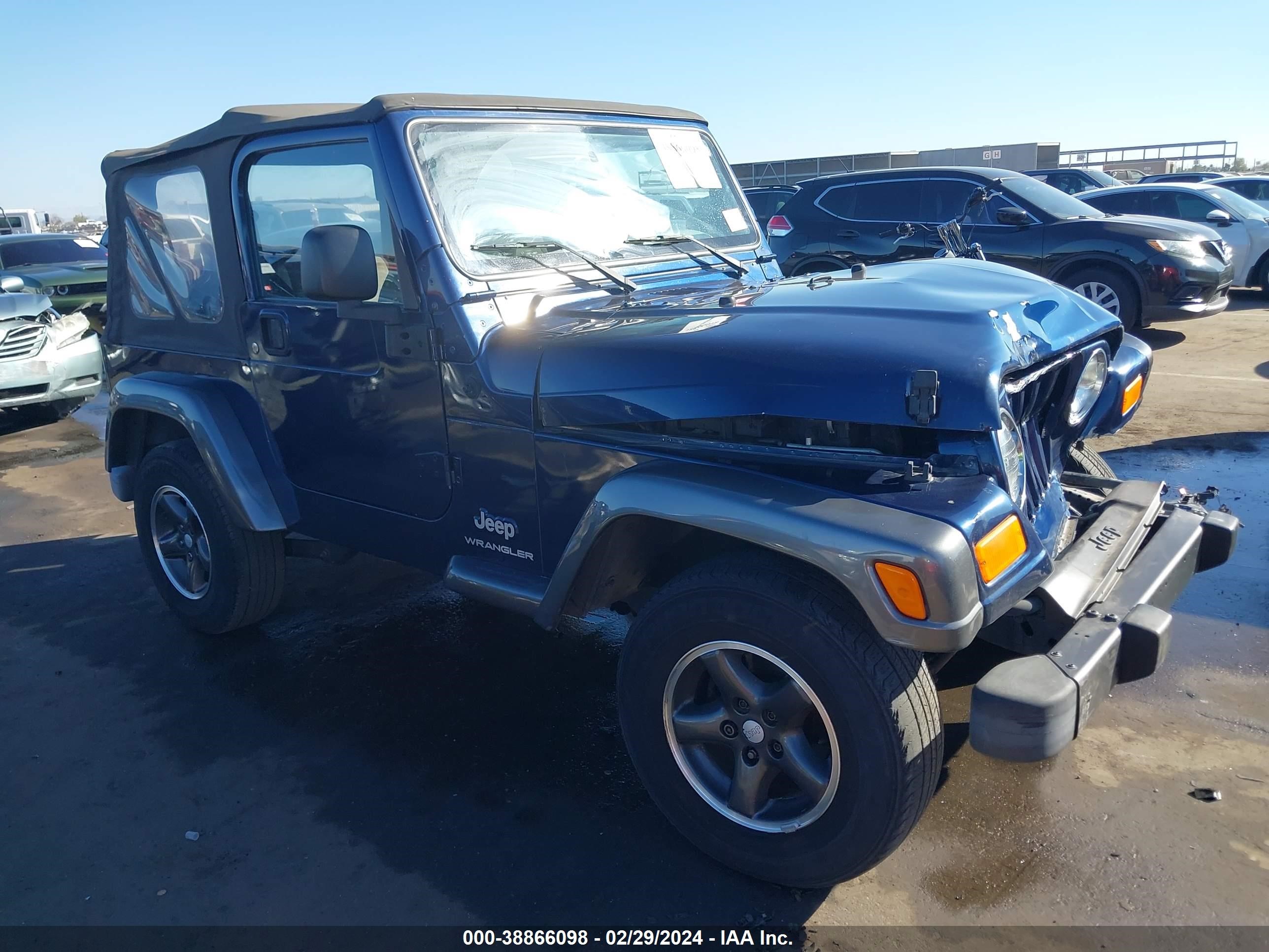 JEEP WRANGLER 2004 1j4fa39s44p732054