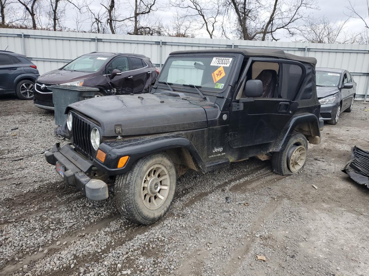 JEEP WRANGLER 2005 1j4fa39s45p389036