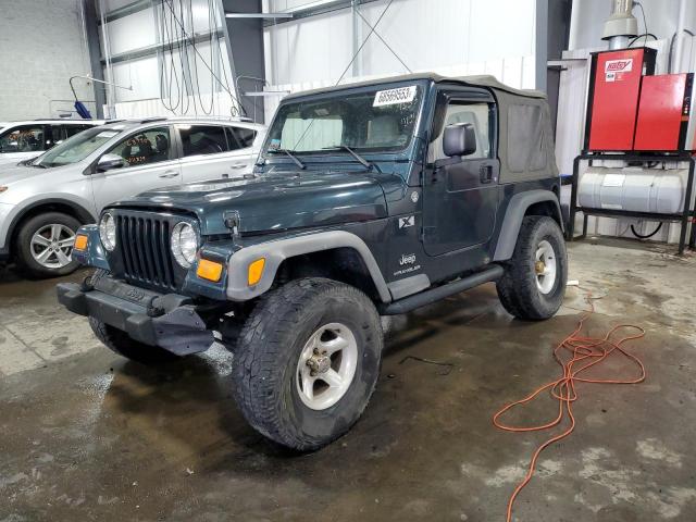 JEEP WRANGLER X 2006 1j4fa39s46p716259