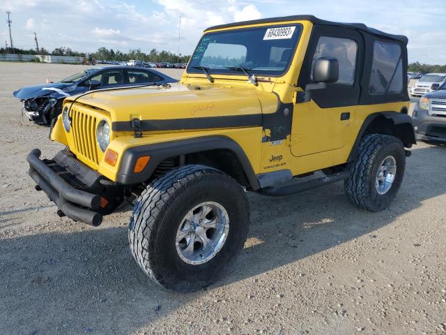 JEEP WRANGLER X 2004 1j4fa39s54p730409