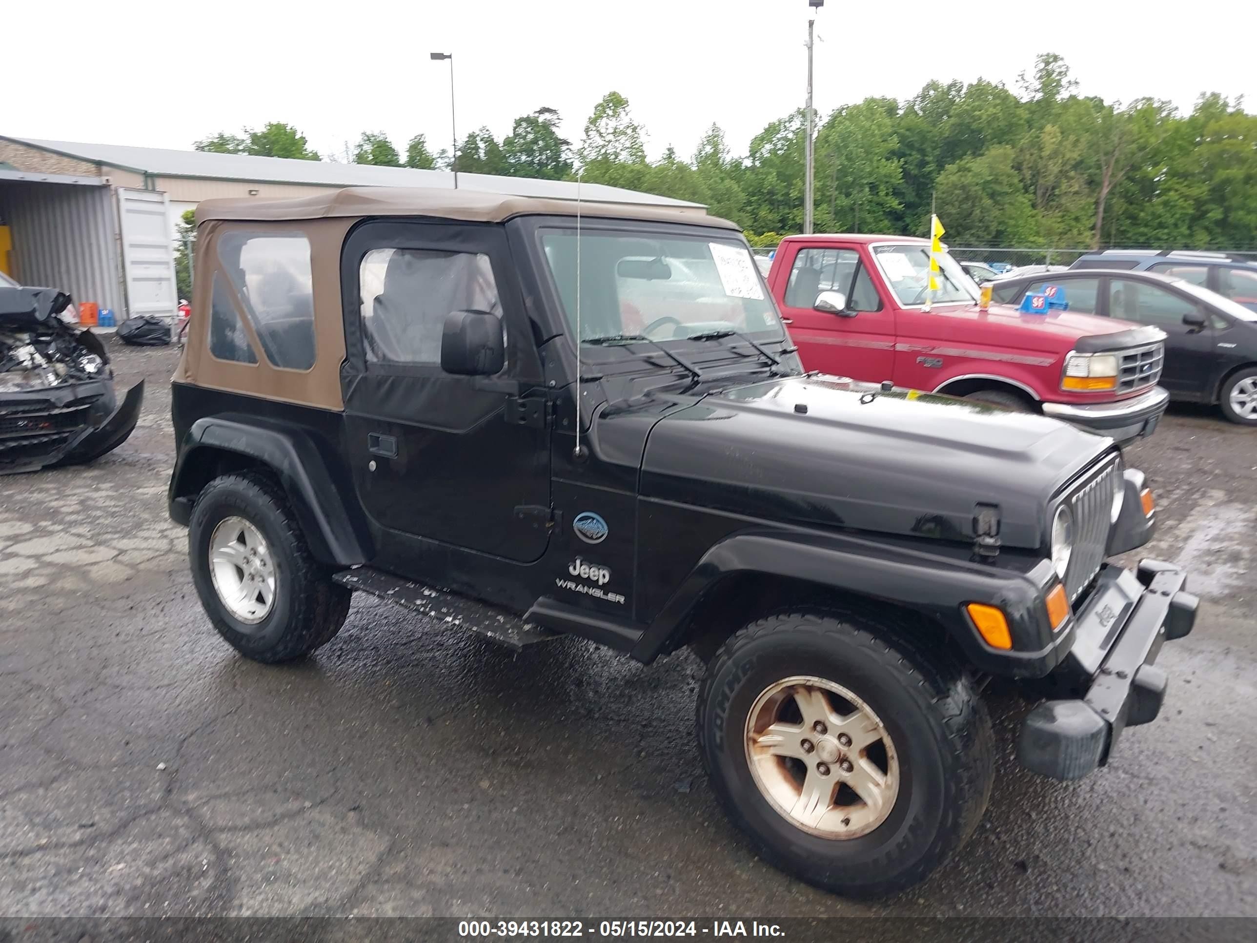 JEEP WRANGLER 2005 1j4fa39s55p355008