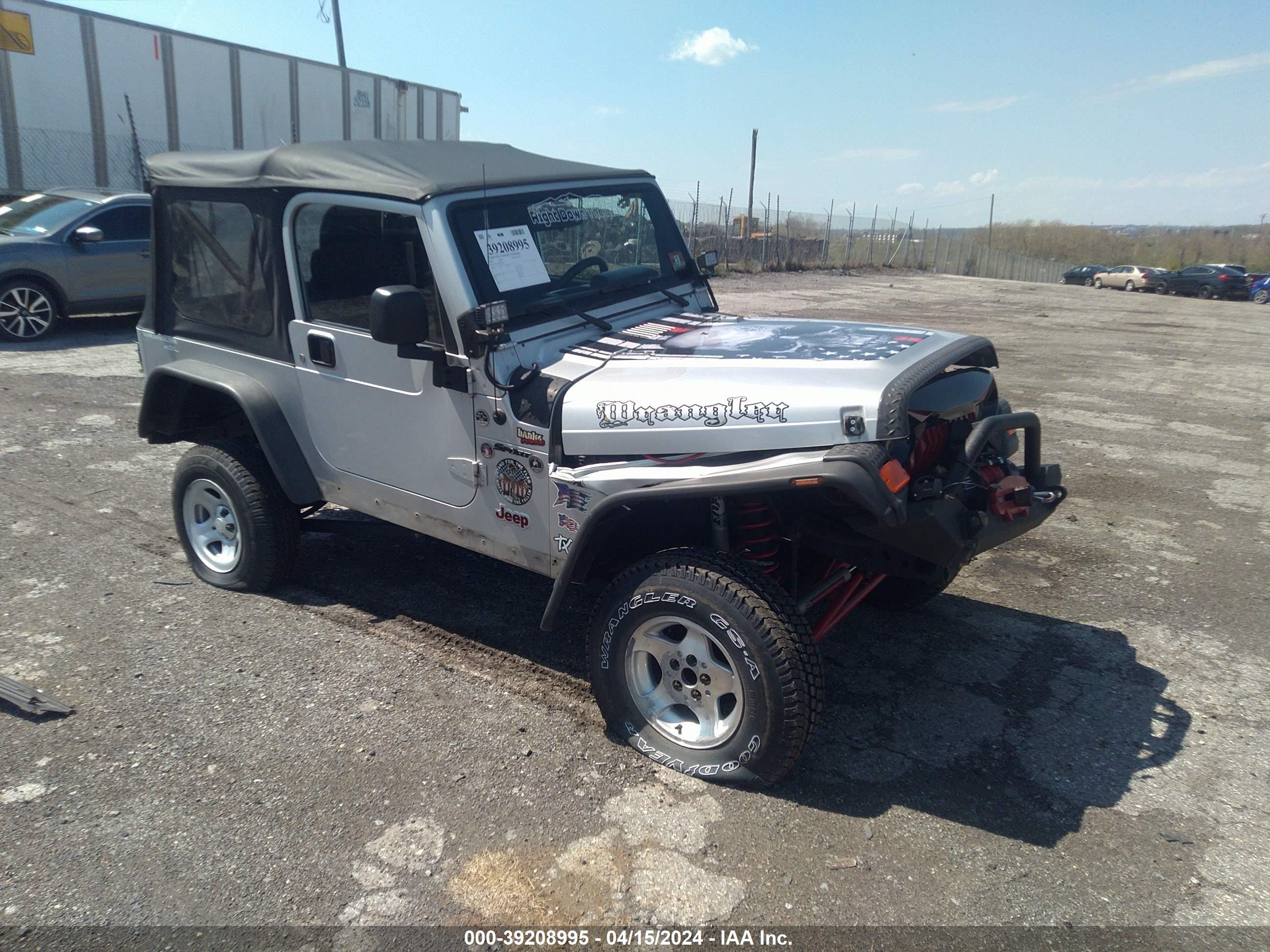 JEEP WRANGLER 2004 1j4fa39s64p720634