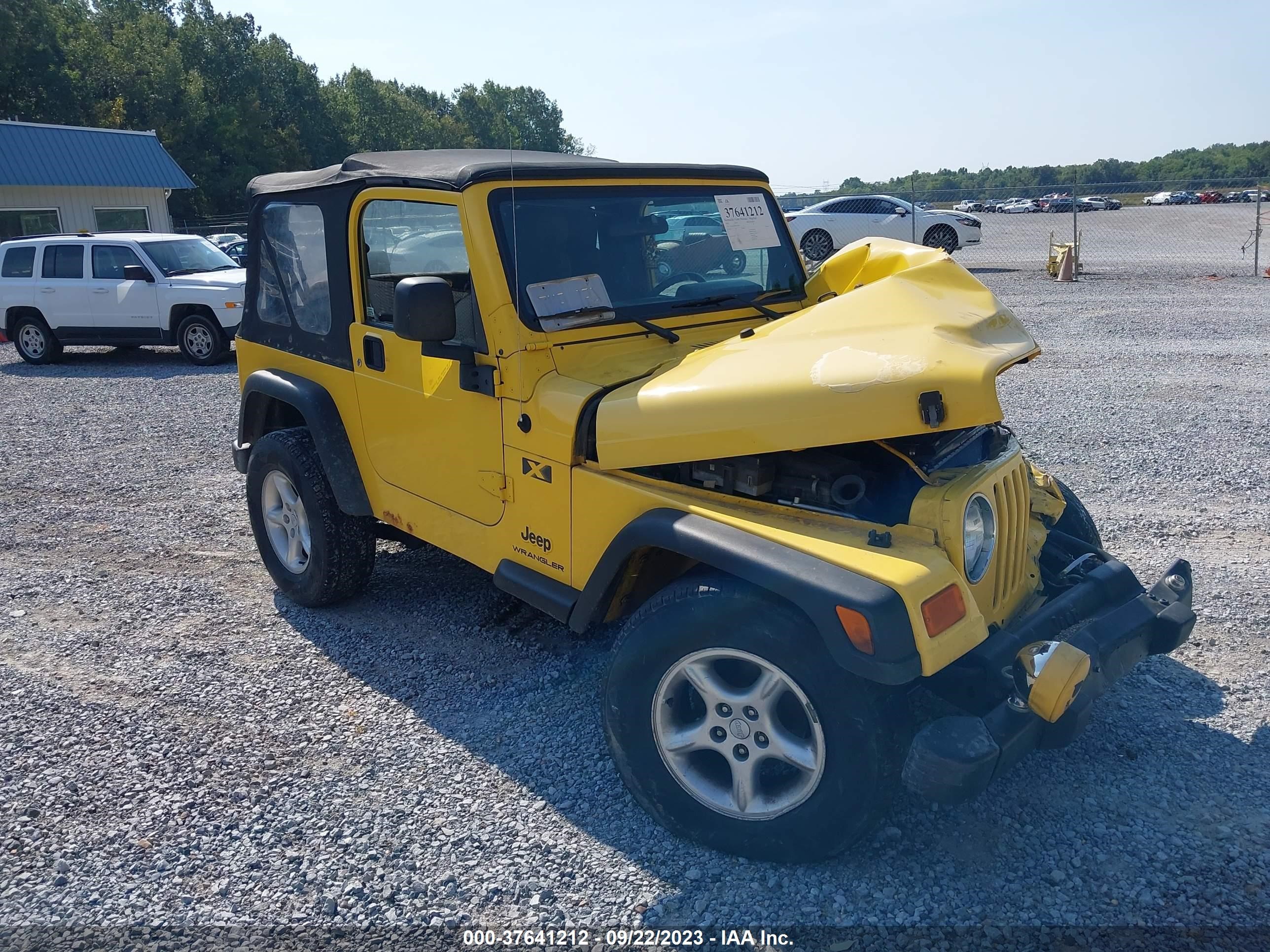 JEEP WRANGLER 2004 1j4fa39s64p745856