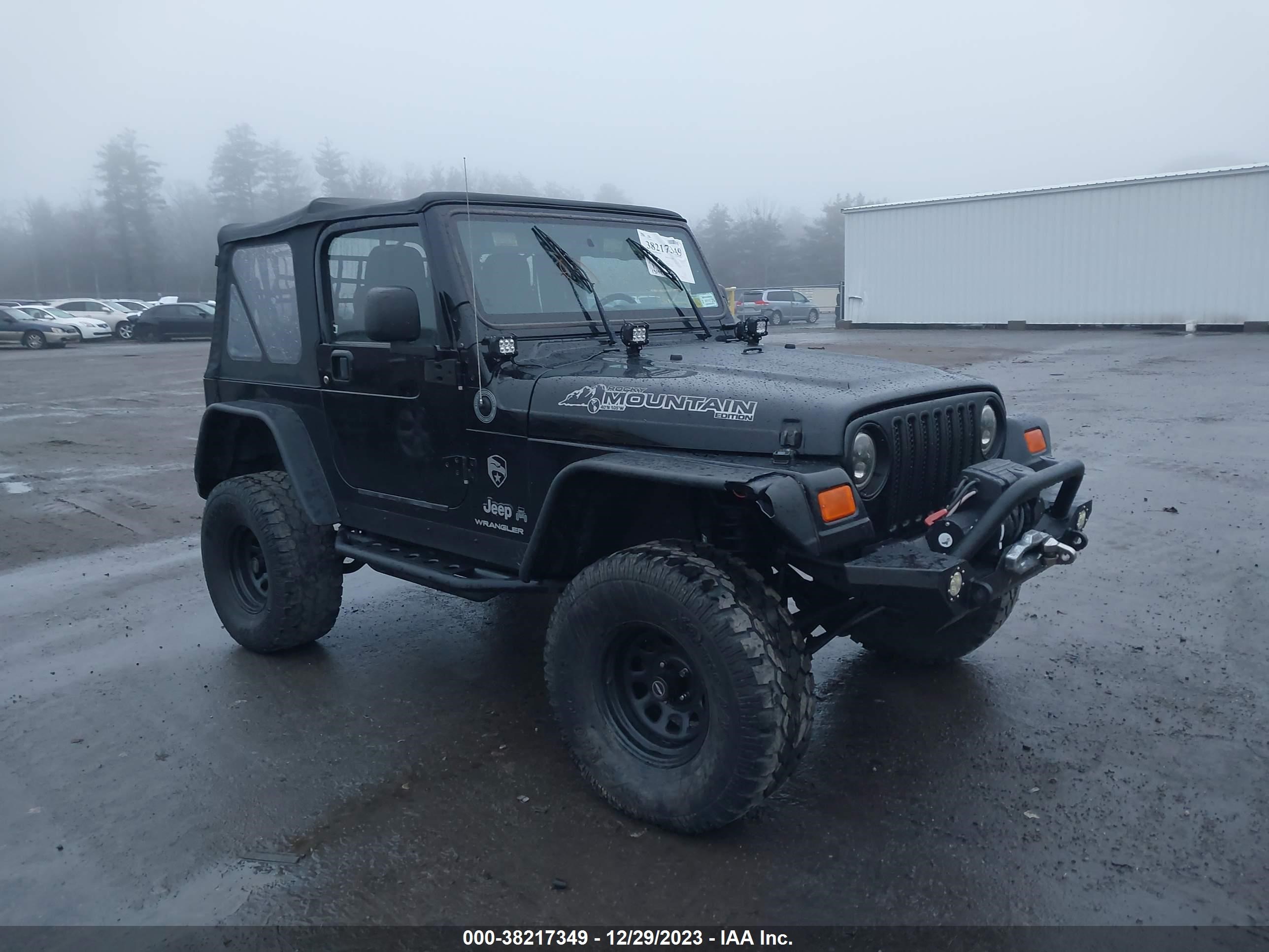 JEEP WRANGLER 2005 1j4fa39s65p353896