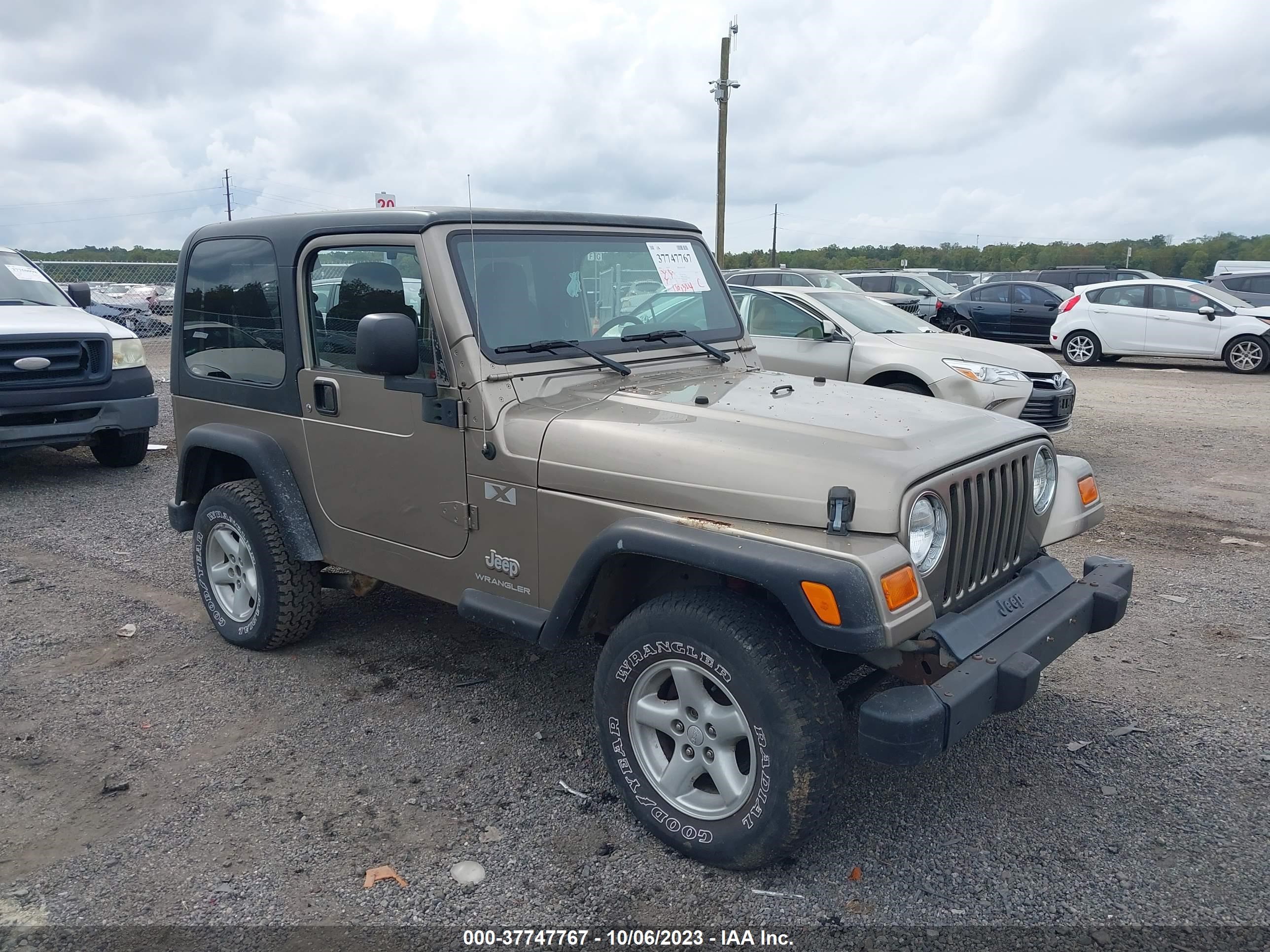 JEEP WRANGLER 2003 1j4fa39s73p320578