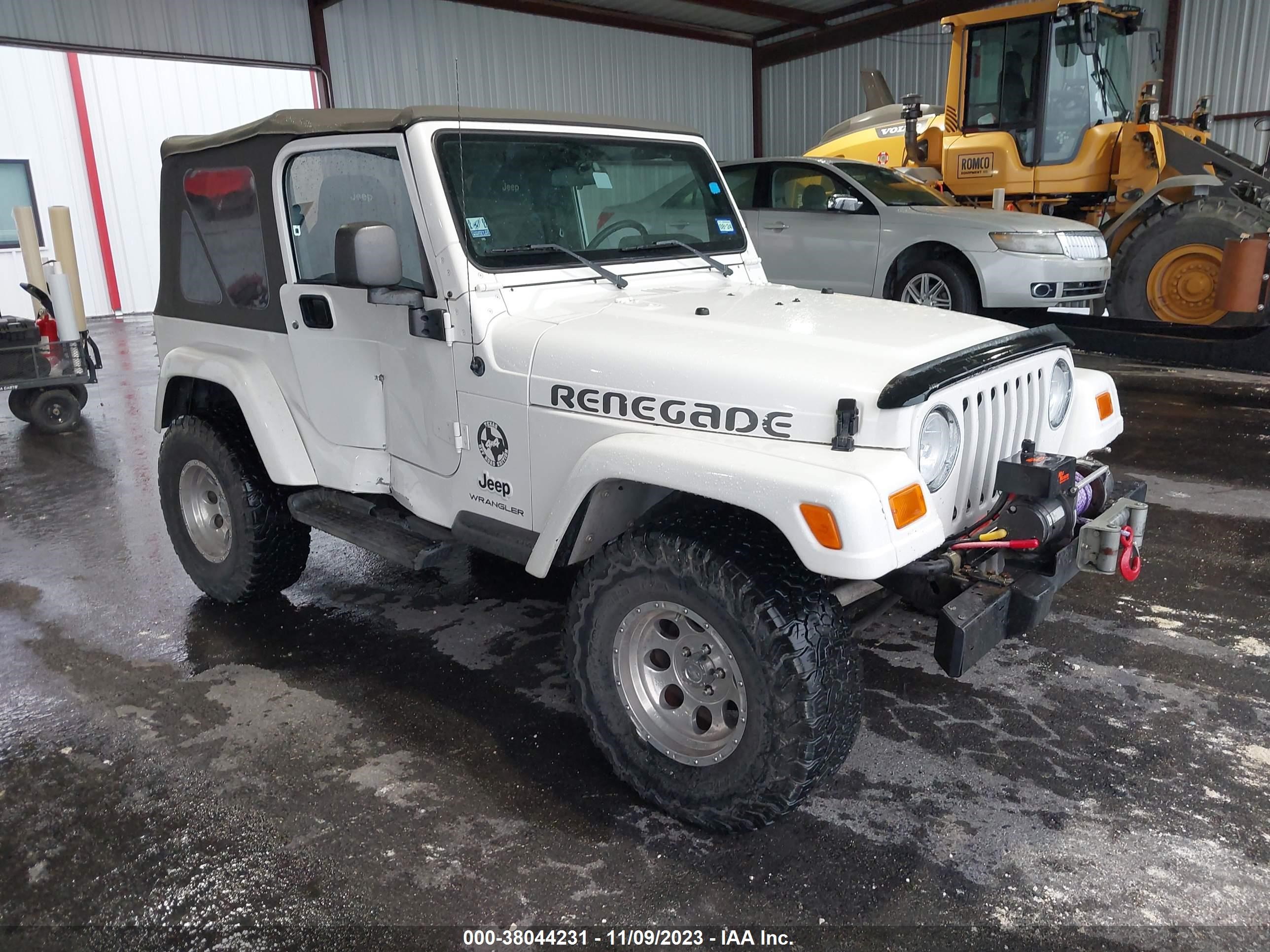 JEEP WRANGLER 2003 1j4fa39s73p347148