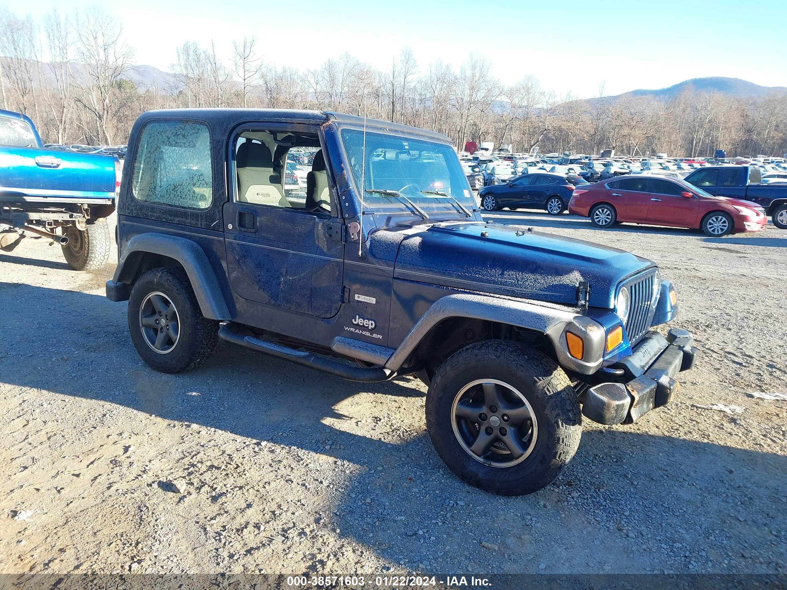 JEEP WRANGLER 2004 1j4fa39s74p739001