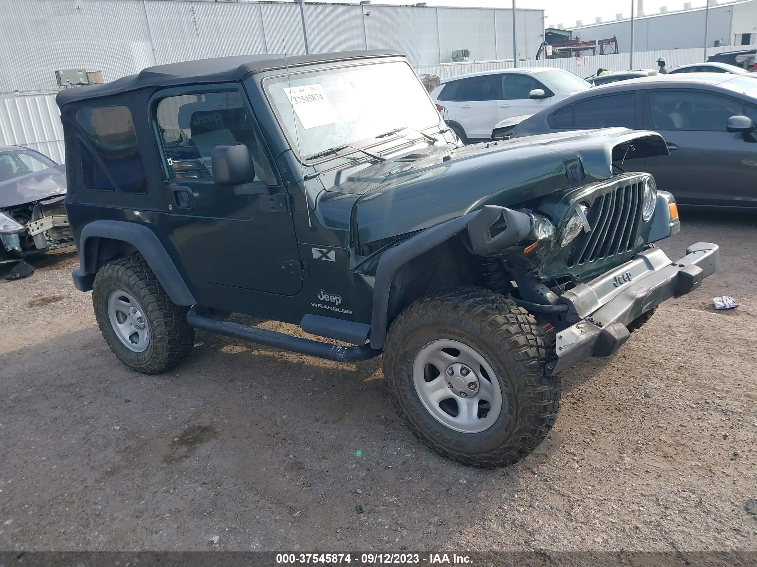 JEEP WRANGLER 2004 1j4fa39s74p744294