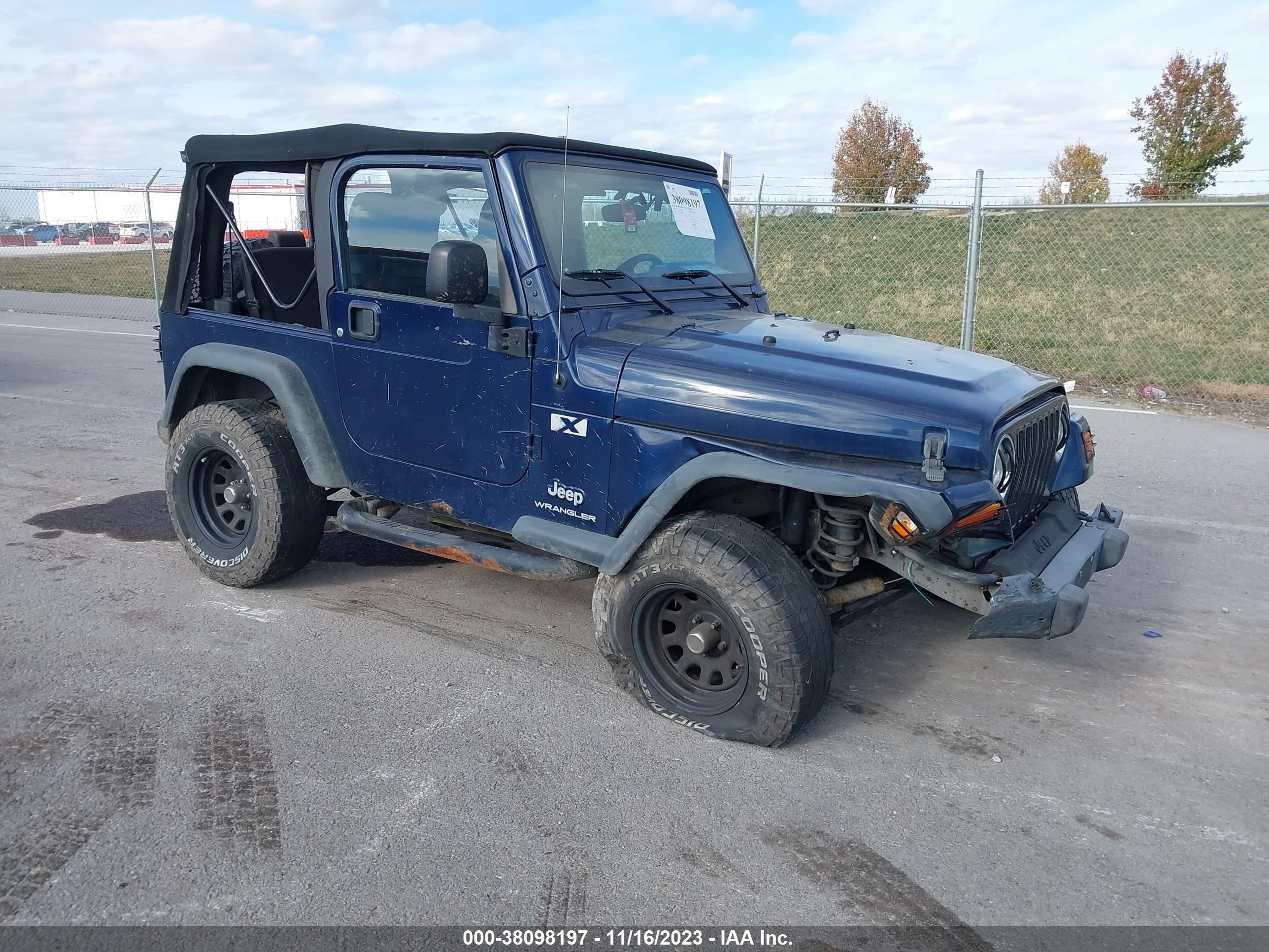 JEEP WRANGLER 2006 1j4fa39s76p729068