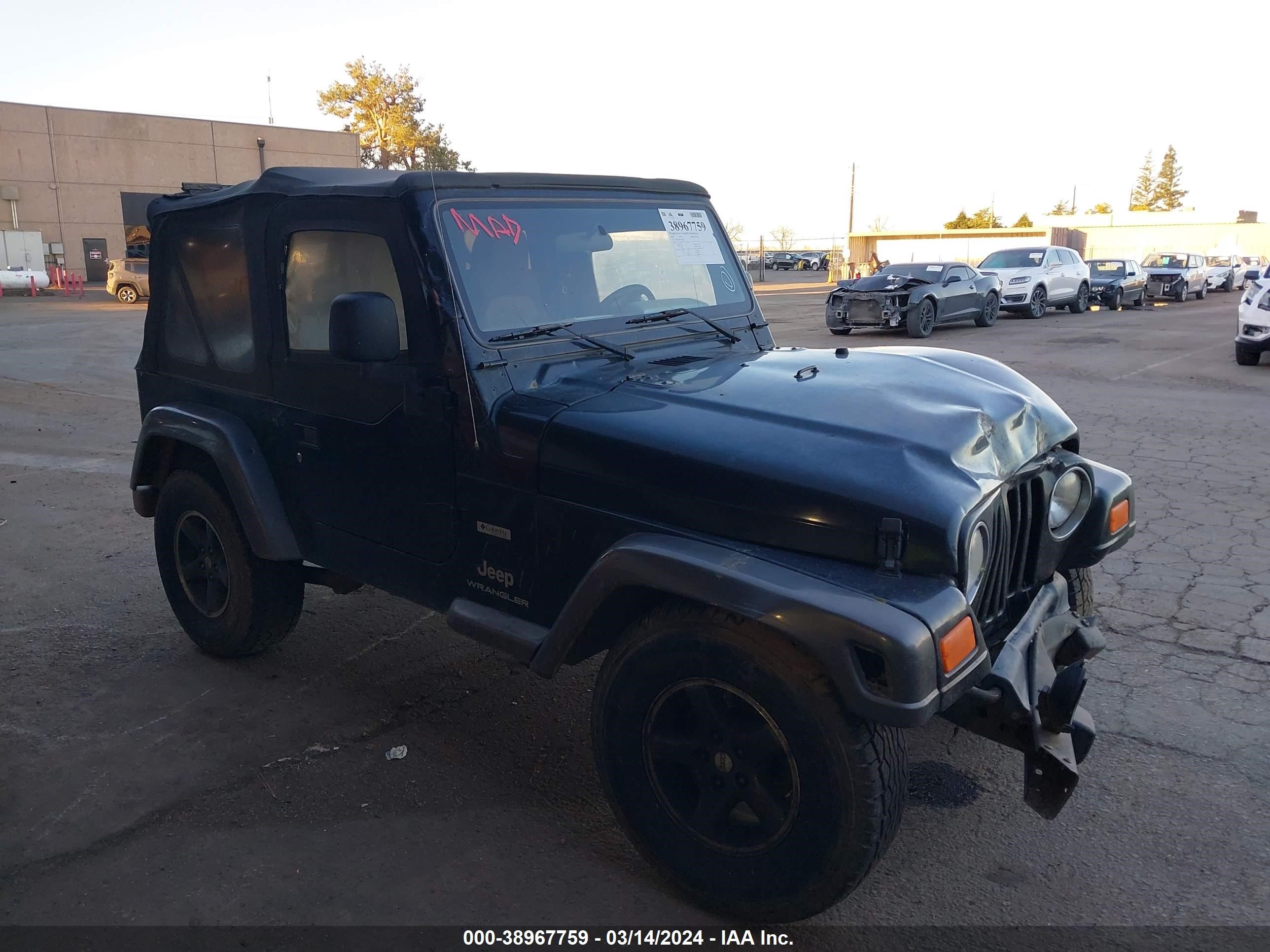 JEEP WRANGLER 2004 1j4fa39s94p726220