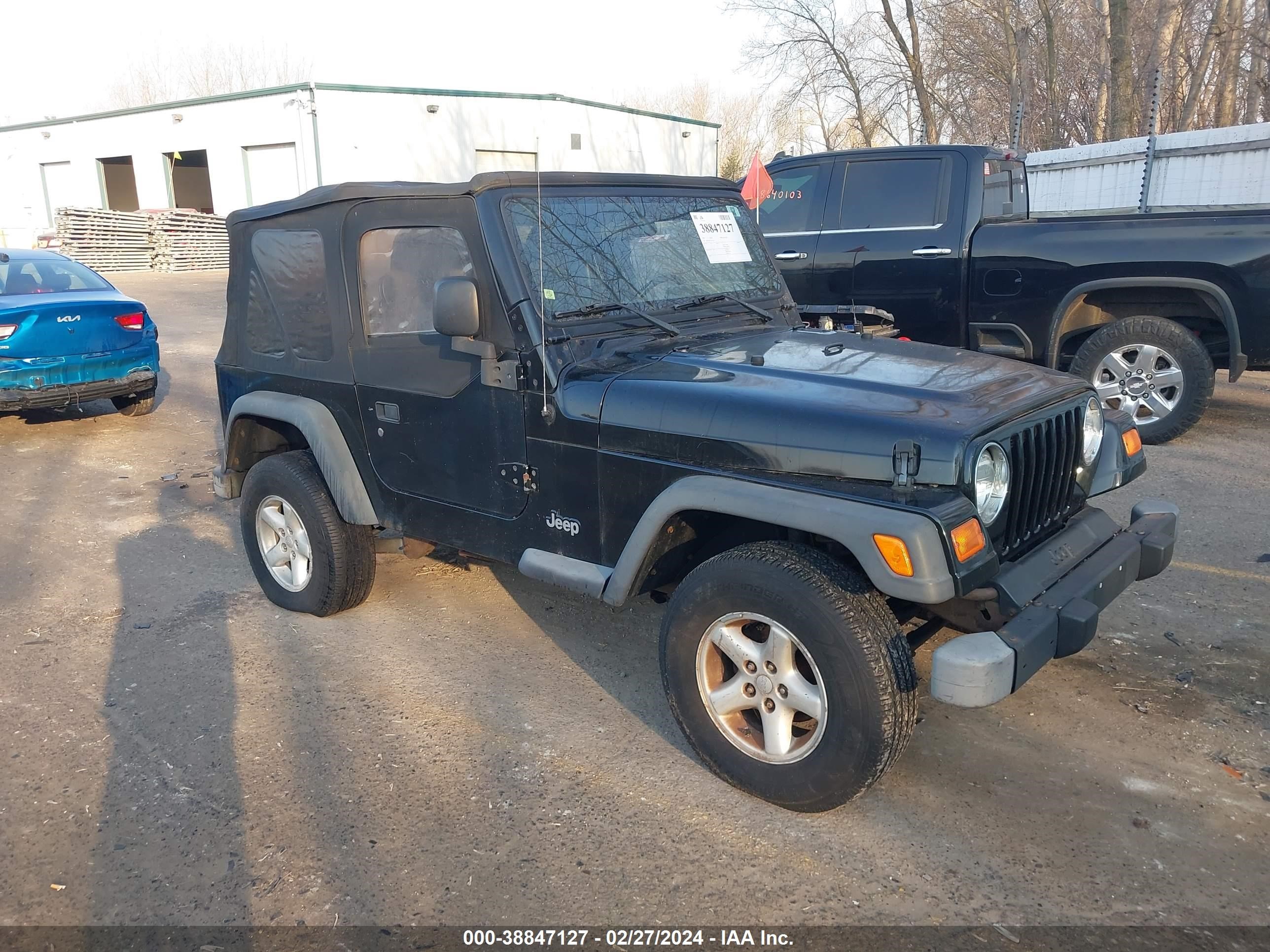 JEEP WRANGLER 2003 1j4fa39sx3p335530