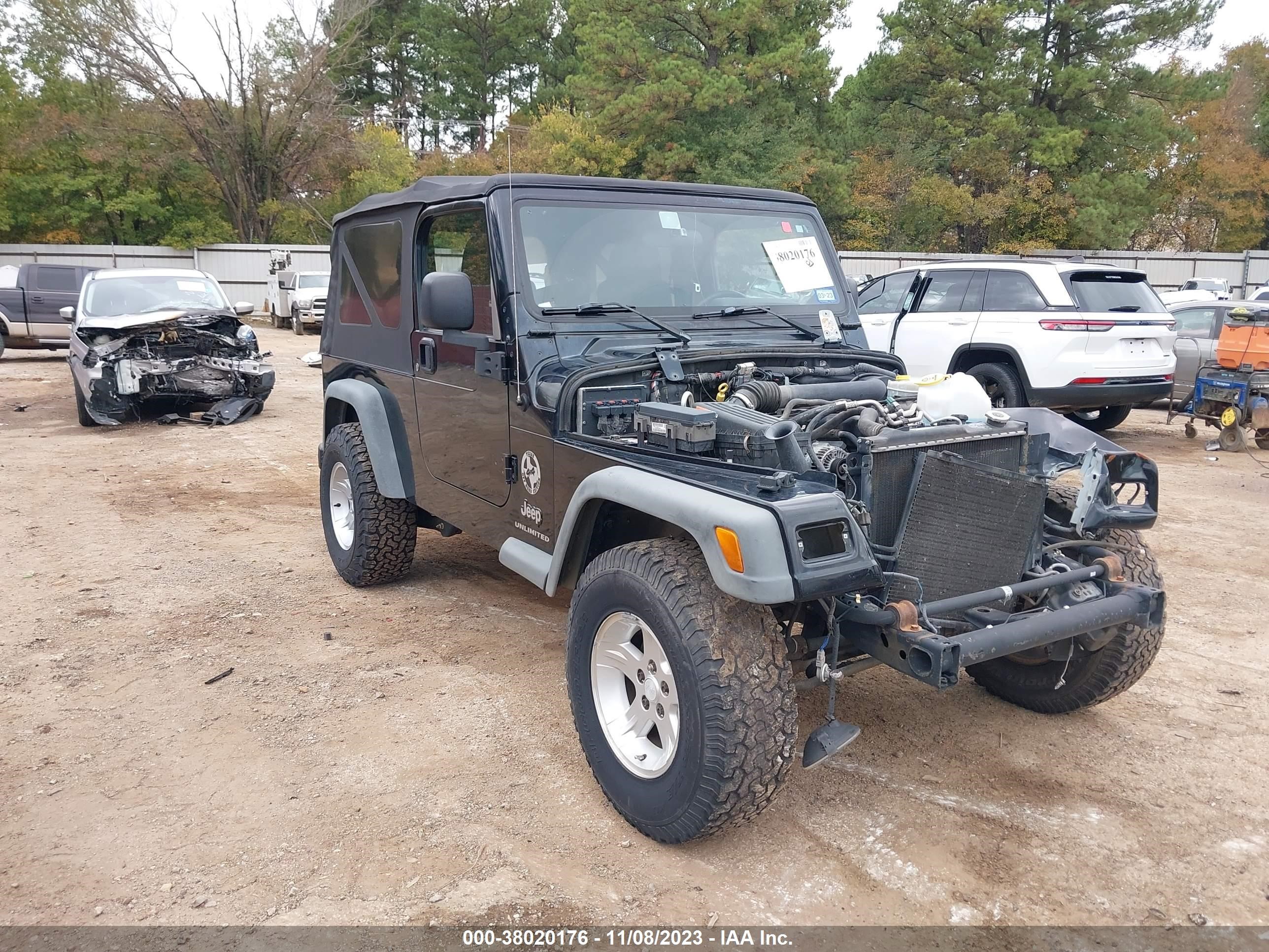 JEEP WRANGLER 2005 1j4fa44s95p353033