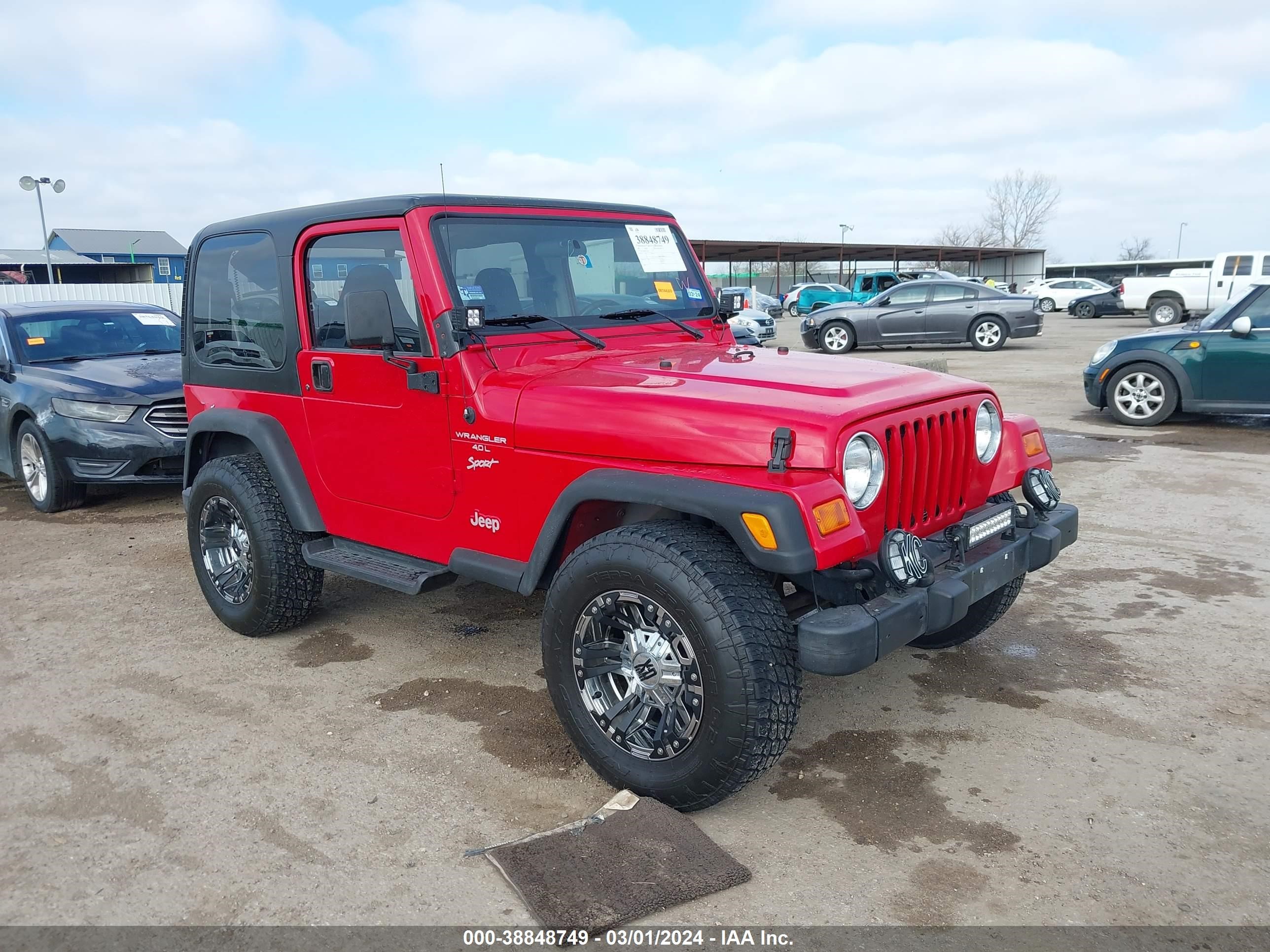 JEEP WRANGLER 2001 1j4fa49s01p316875