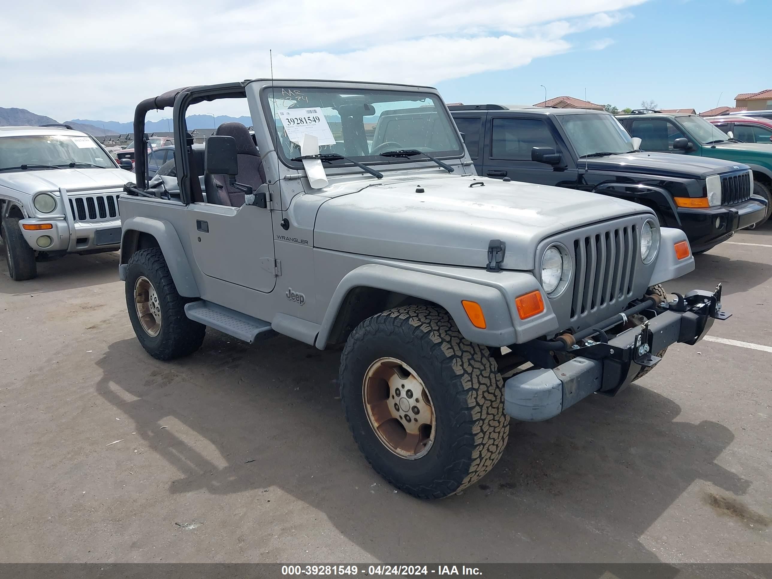 JEEP WRANGLER 2002 1j4fa49s02p709857