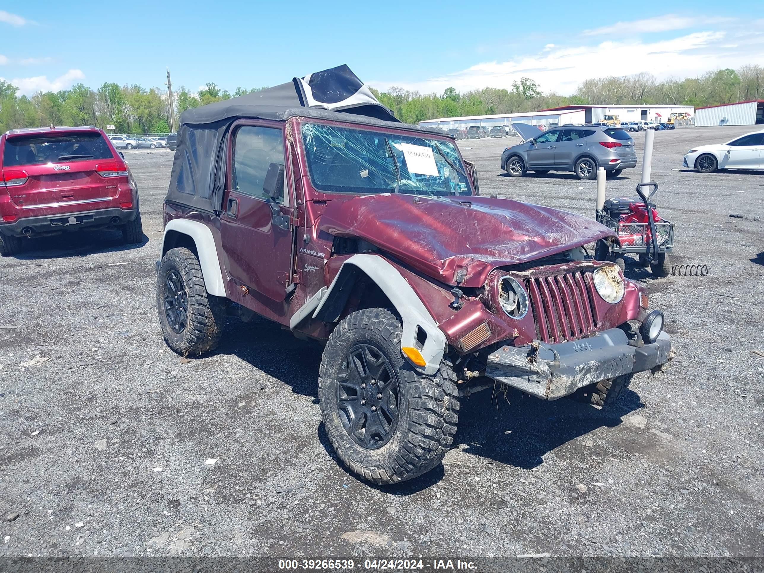 JEEP WRANGLER 2002 1j4fa49s02p750716