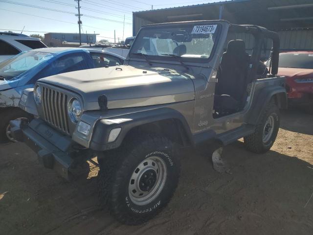 JEEP WRANGLER 2003 1j4fa49s03p318161